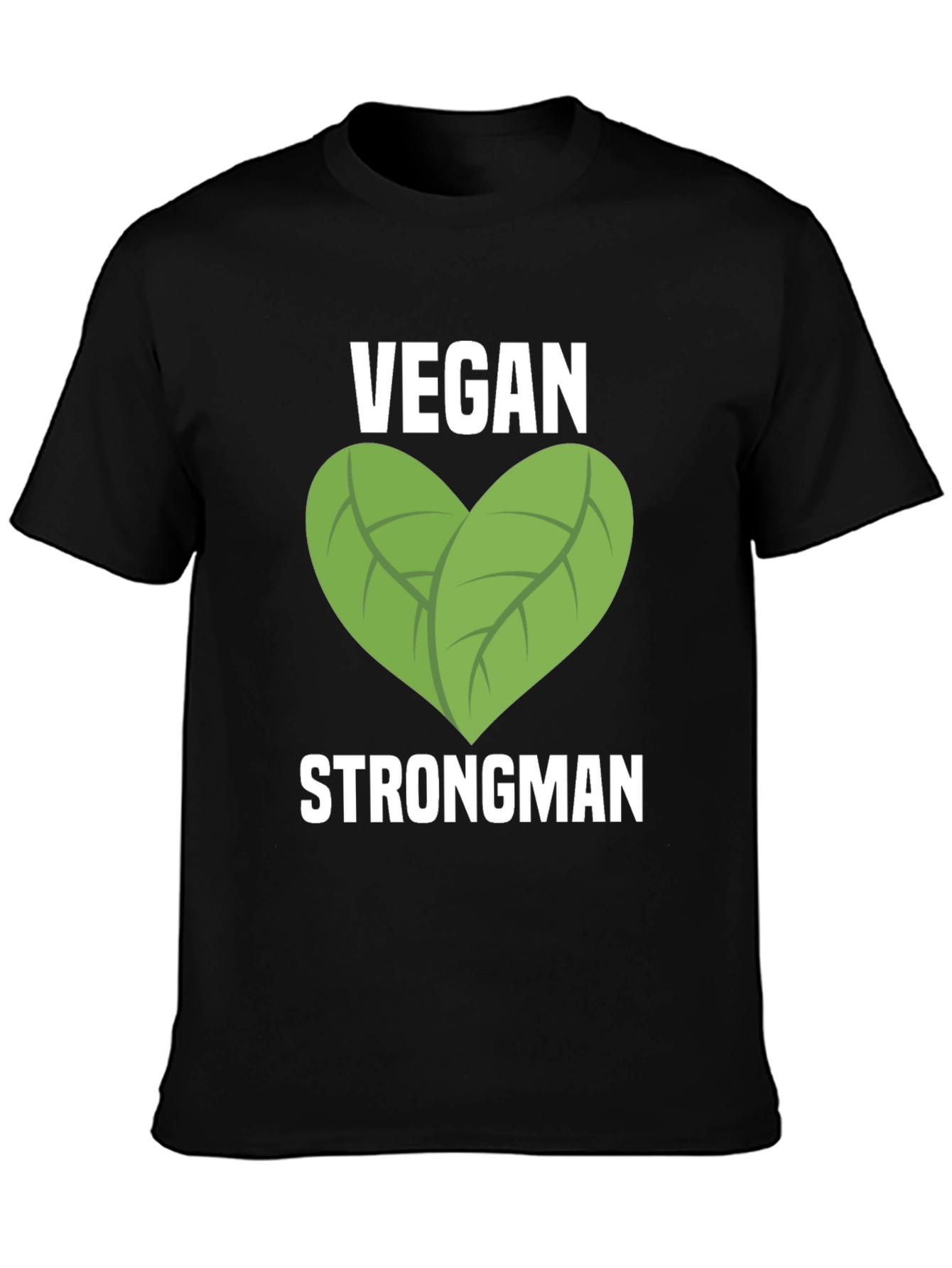 Vegan Strongman Graphic T-Shirt
