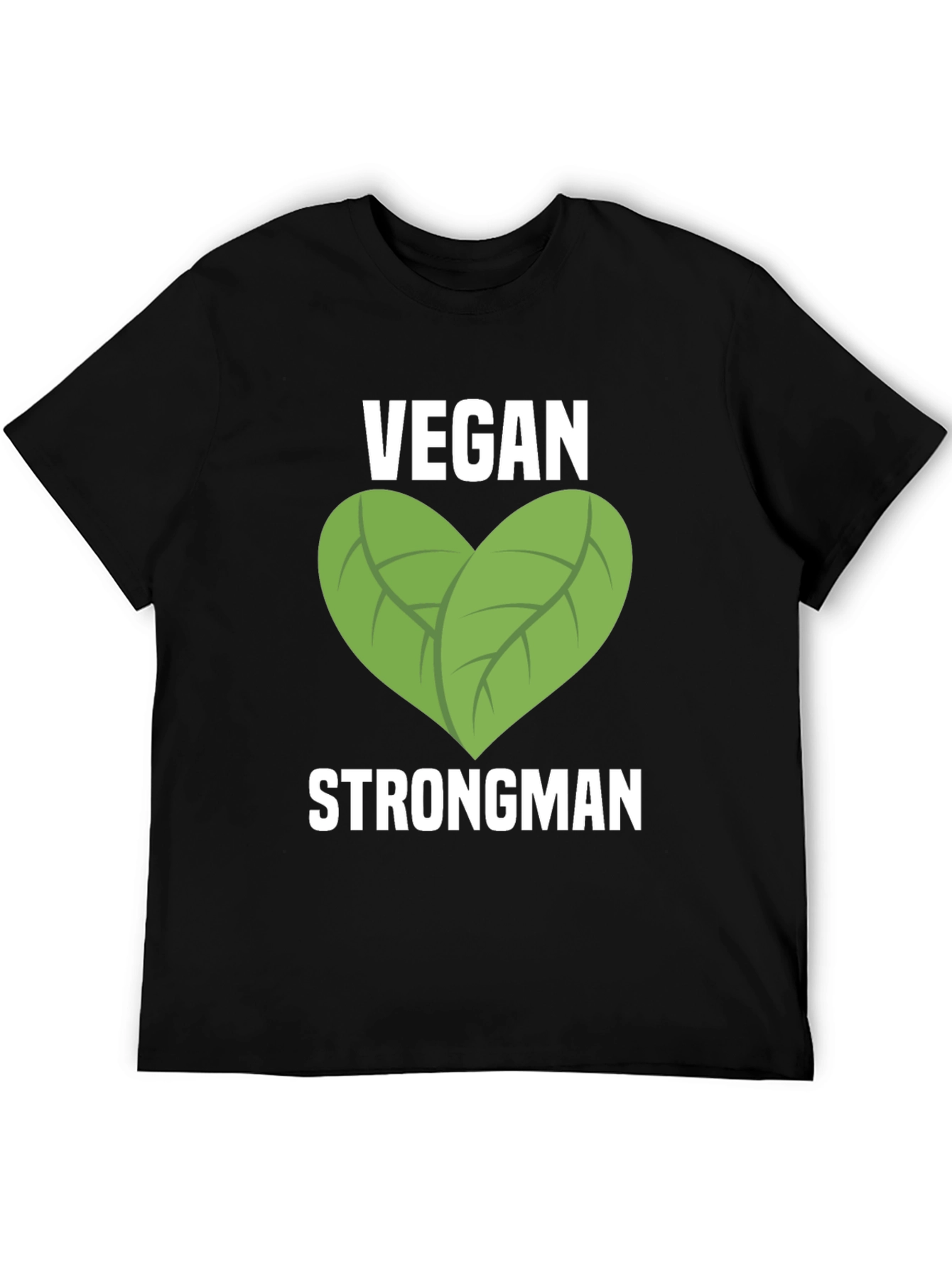 Vegan Strongman Graphic T-Shirt