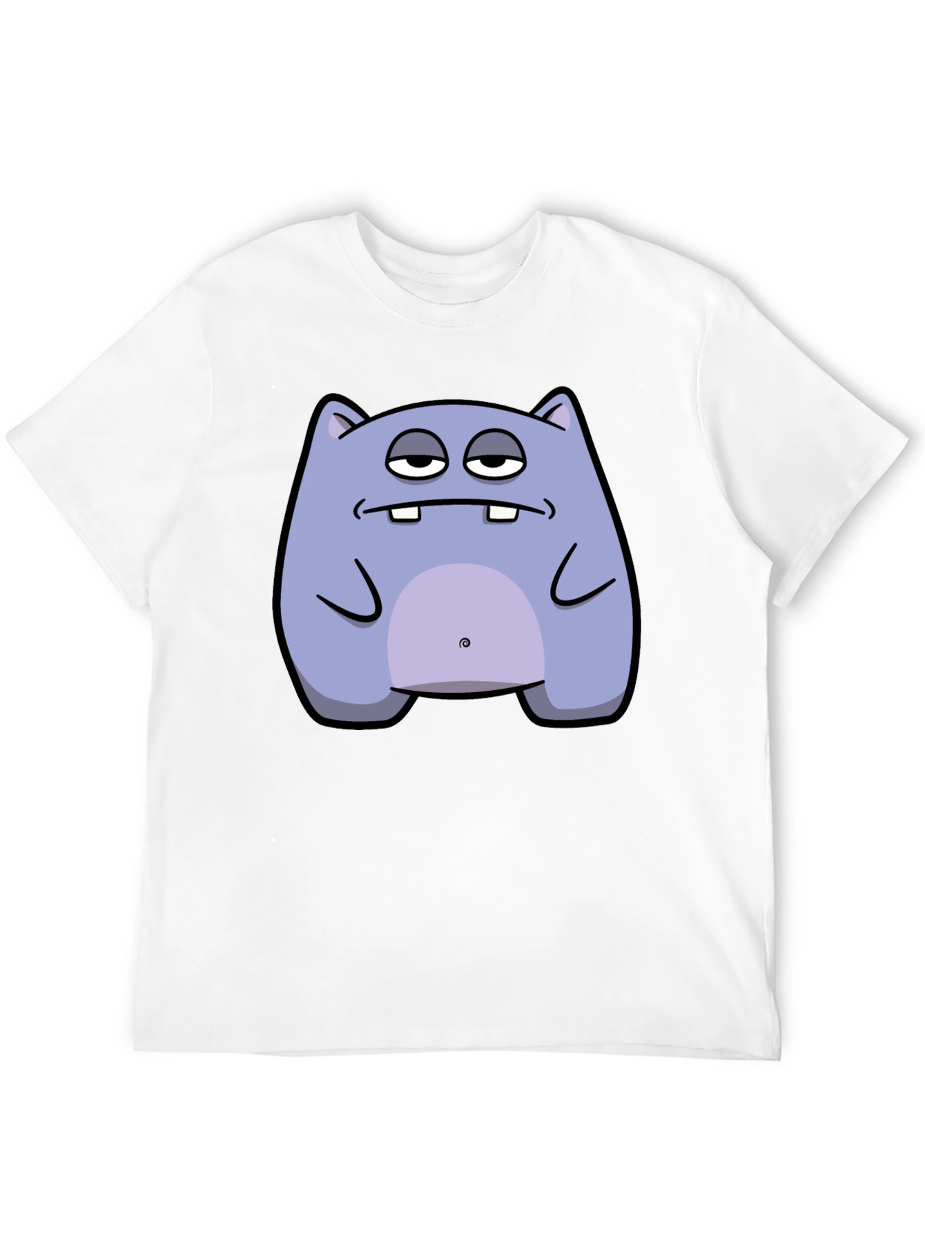 Funny Cartoon Monster Graphic T-Shirt