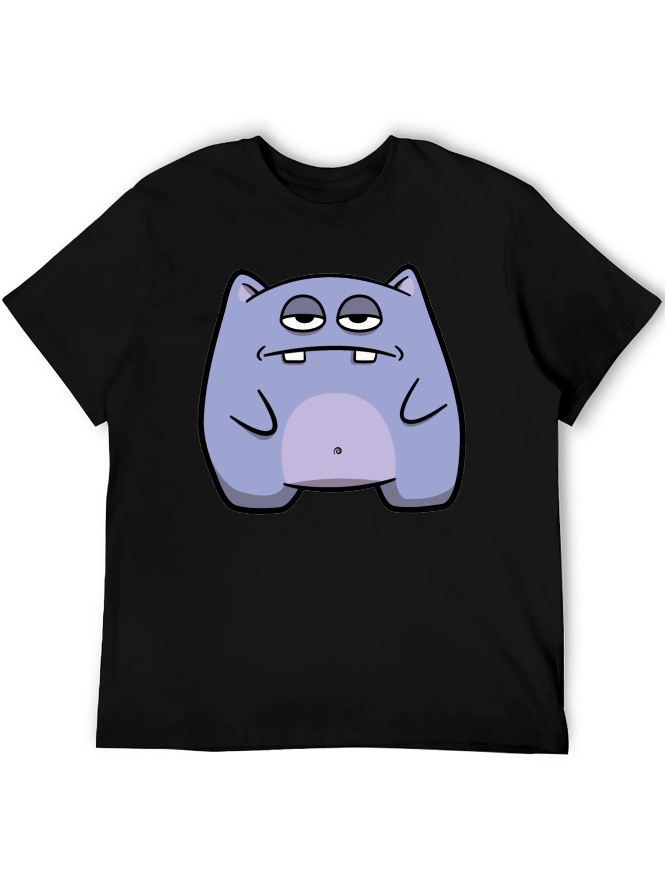 Funny Cartoon Monster Graphic T-Shirt