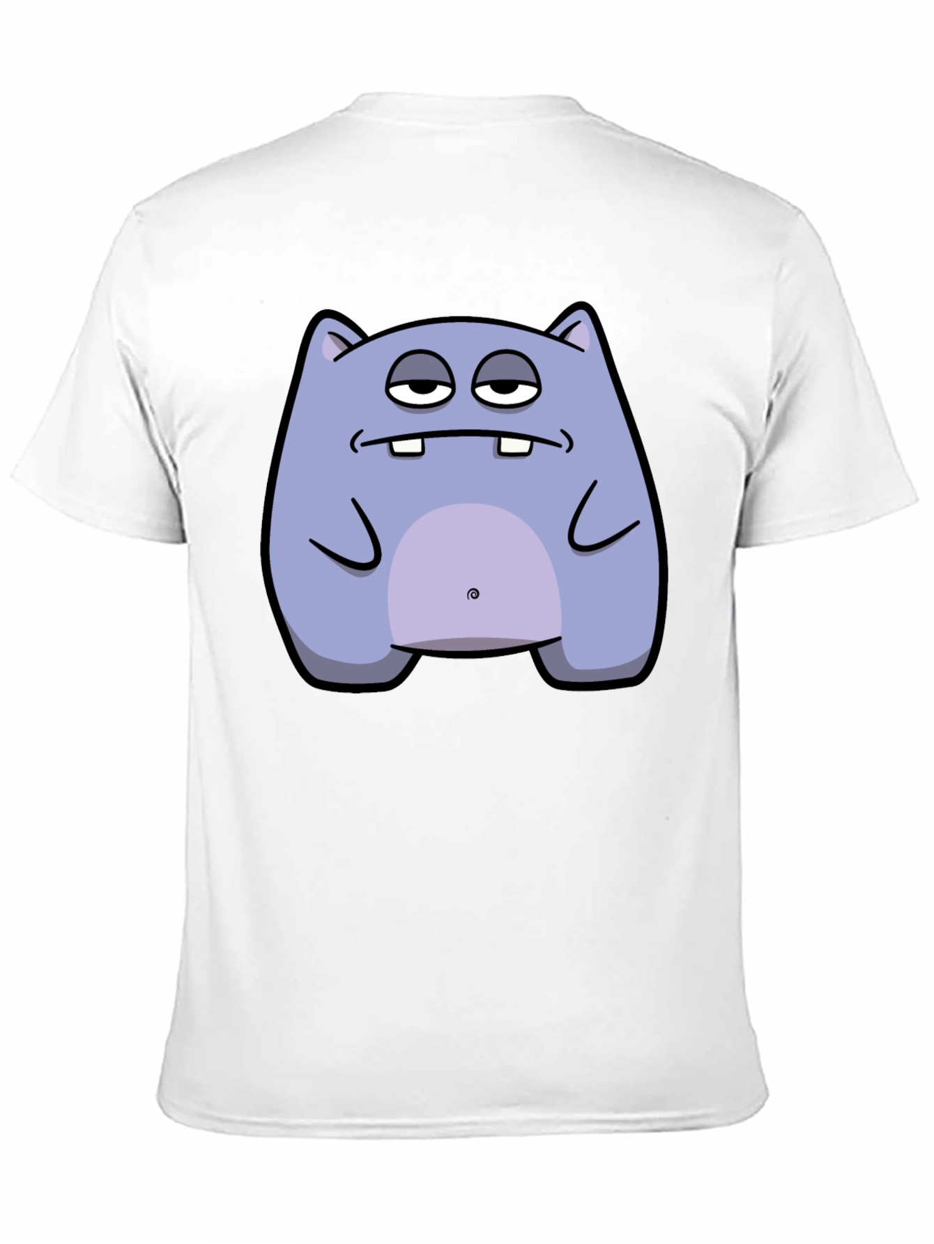 Funny Cartoon Monster Graphic T-Shirt