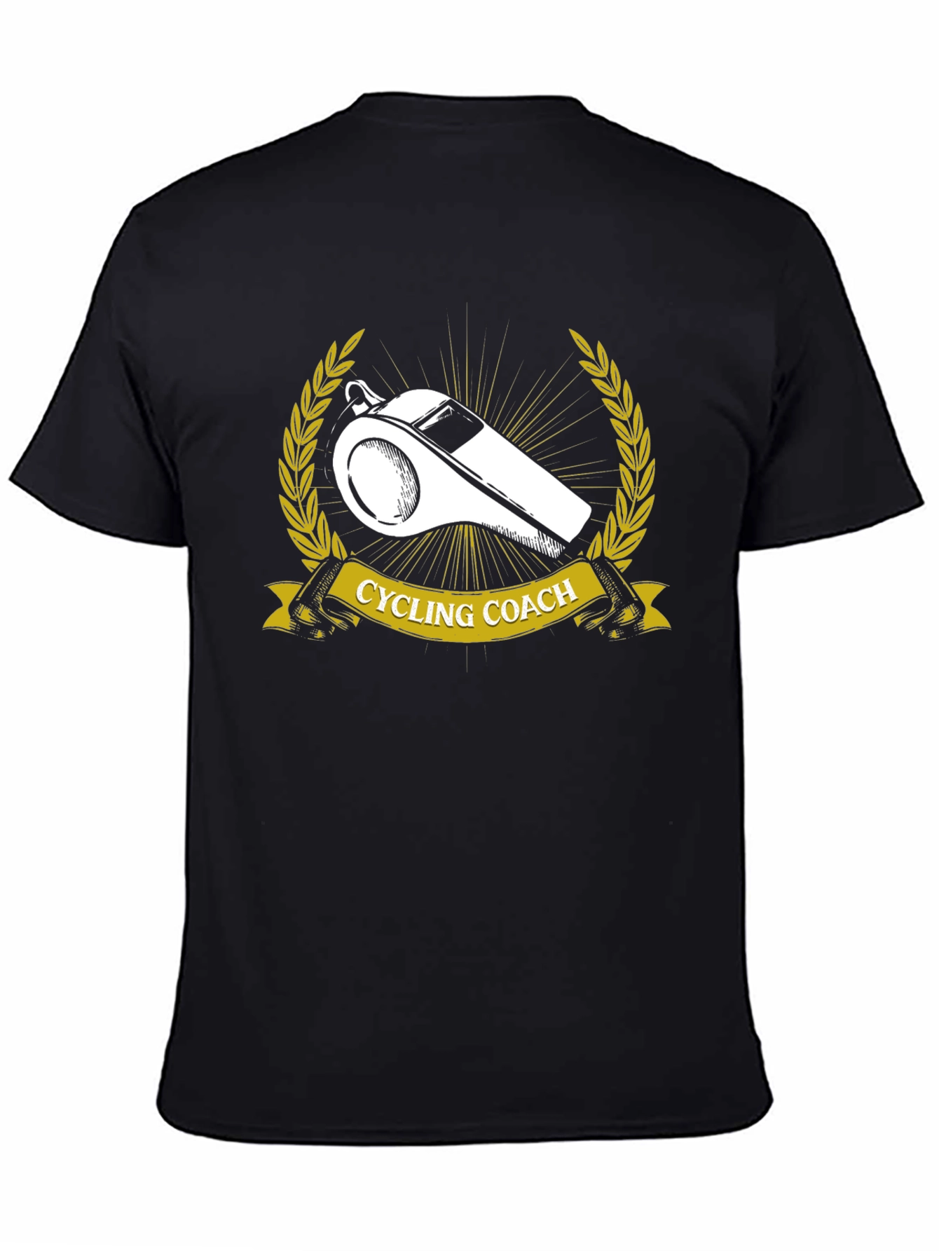 Cycling Coach Whistle Graphic T-Shirt
