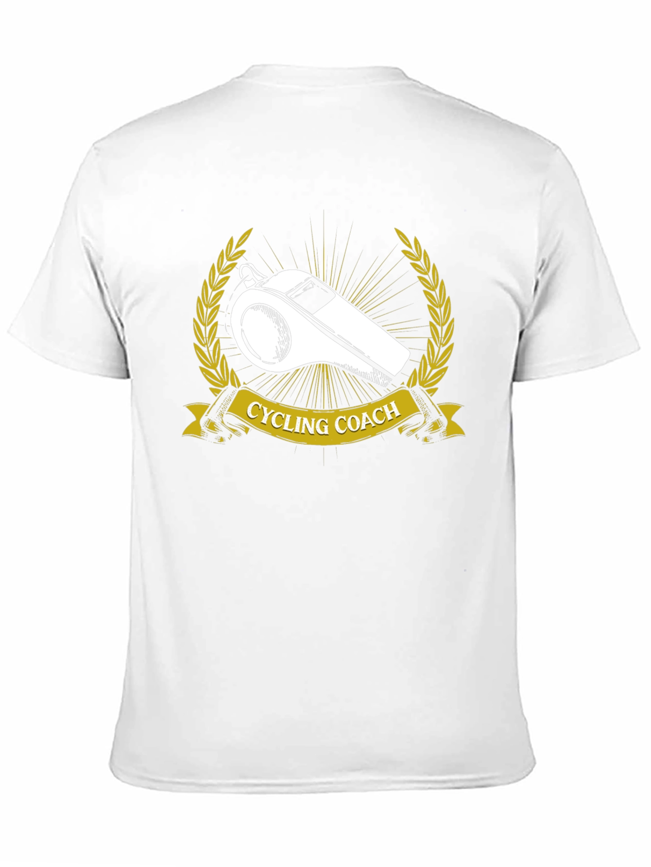 Cycling Coach Whistle Graphic T-Shirt