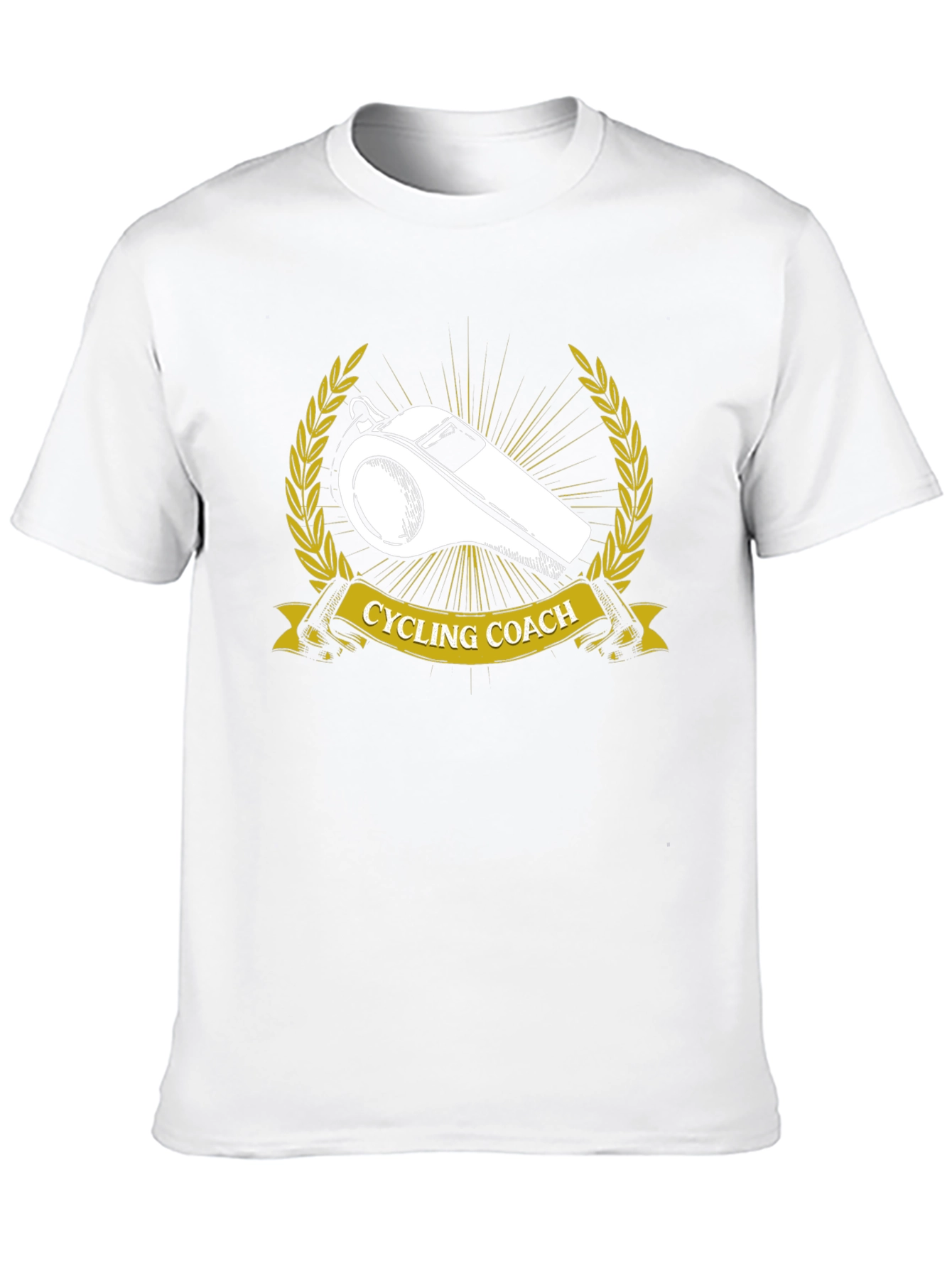 Cycling Coach Whistle Graphic T-Shirt