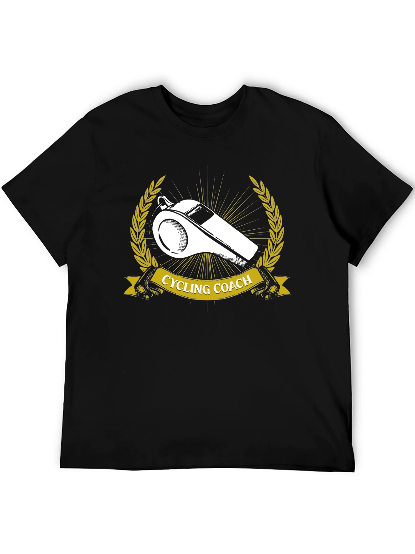 Cycling Coach Whistle Graphic T-Shirt