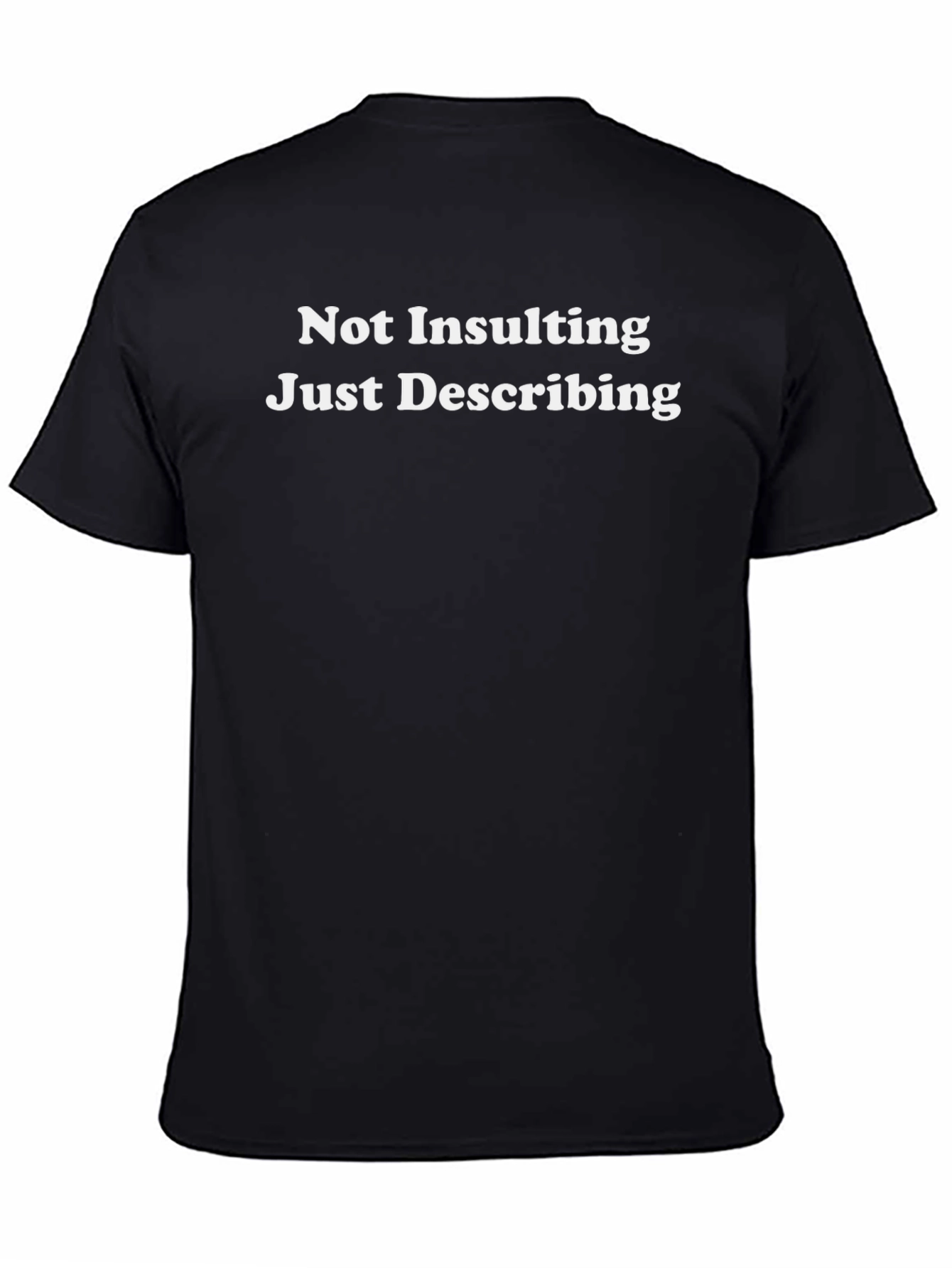 Not Insulting Just Describing Black T-Shirt