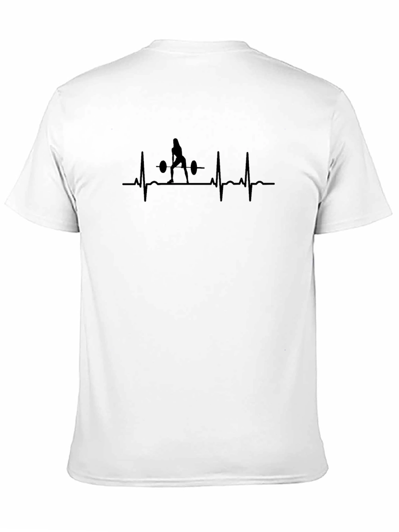 Heartbeat Deadlift Graphic Tee - Fitness T-Shirt