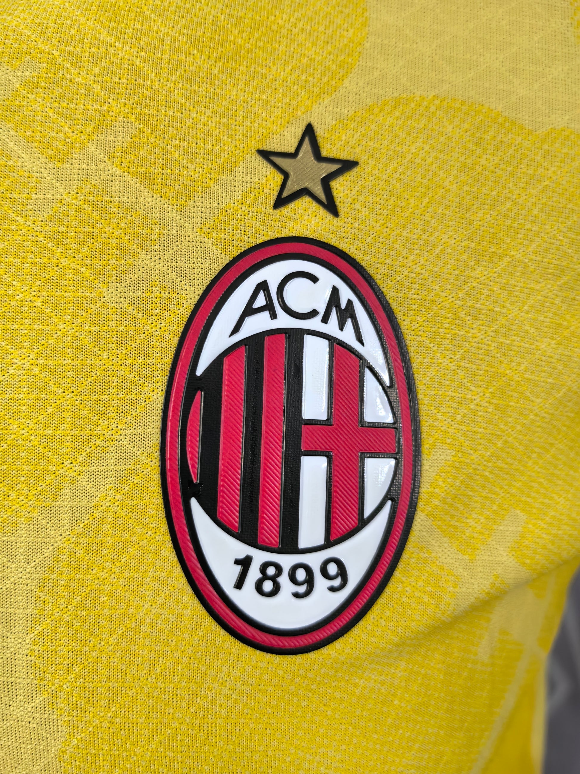 AC Milan 25-26 Yellow Player Version Soccer Jersey