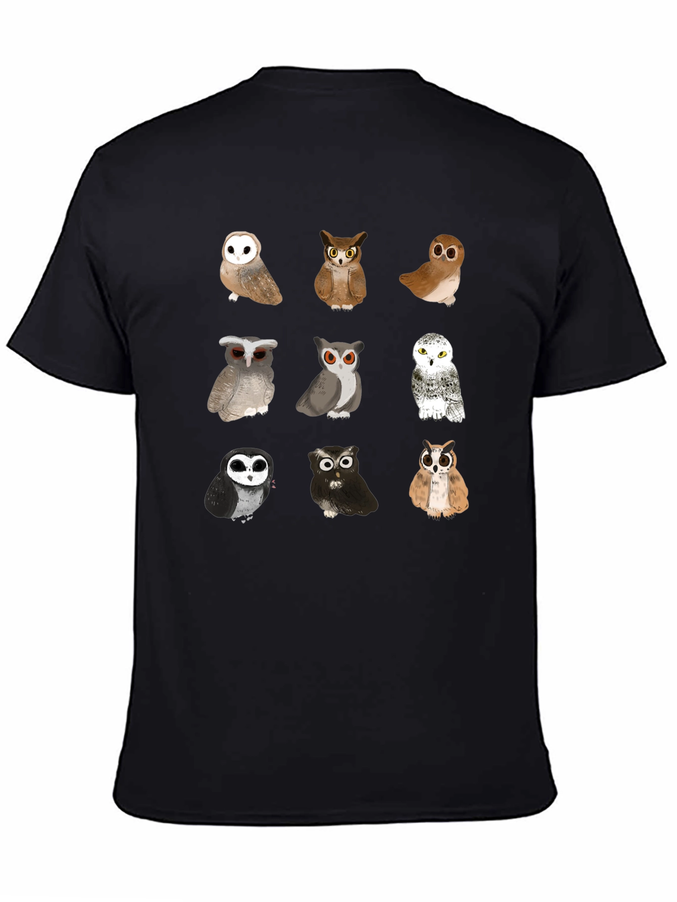 Owl T-Shirt - Unique Bird Design