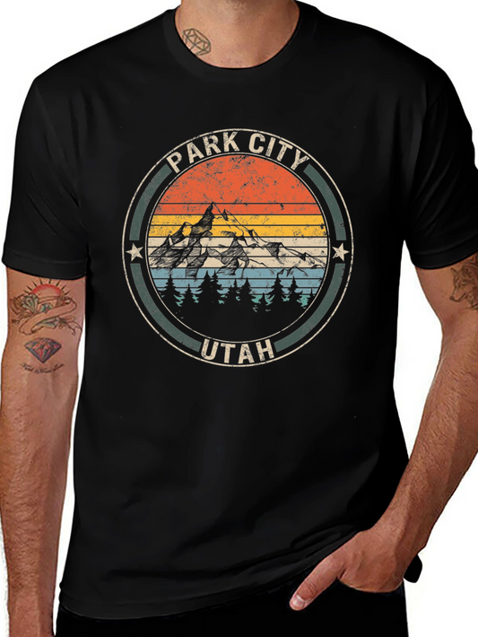 Park City Utah Retro Graphic T-Shirt