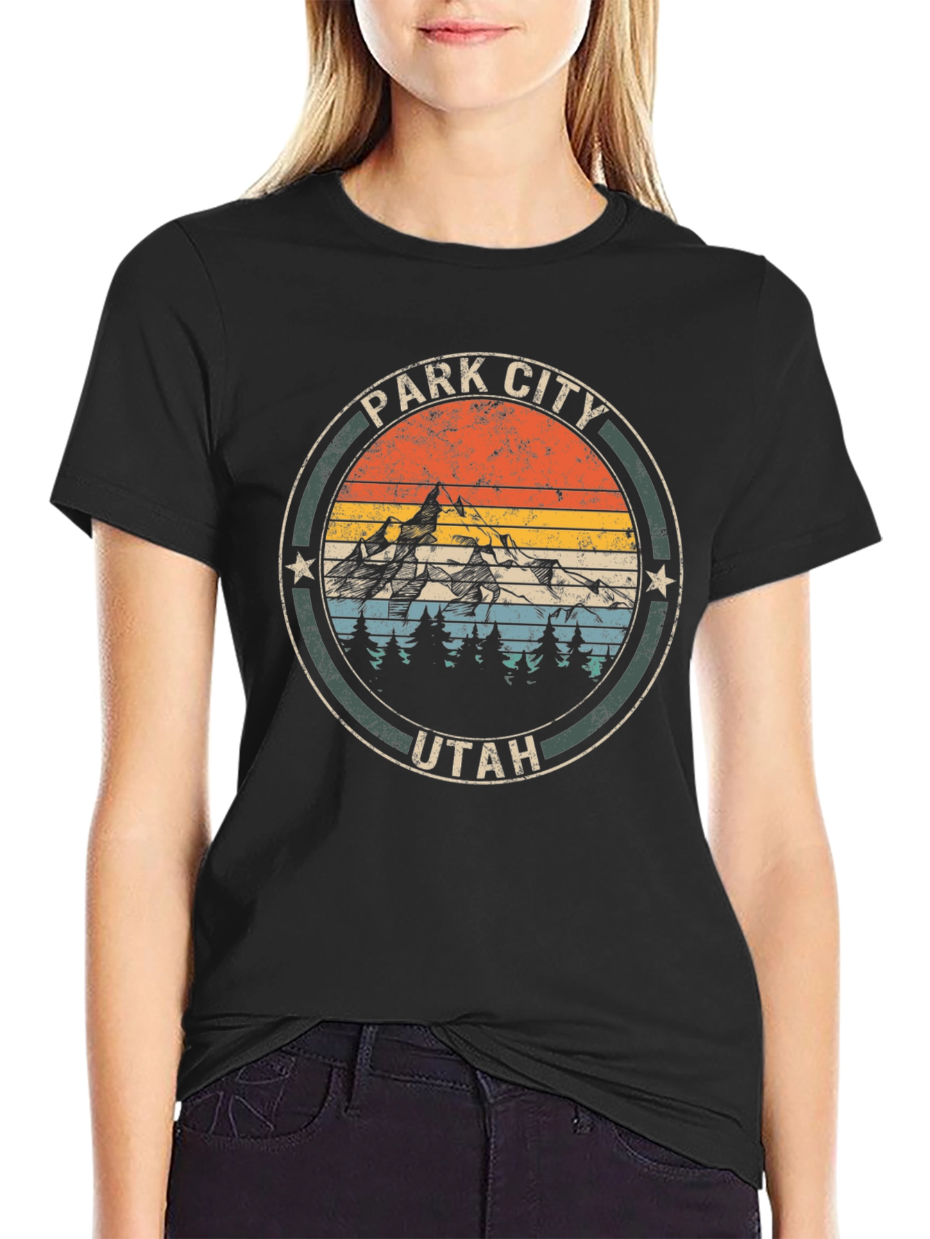 Park City Utah Retro Graphic T-Shirt