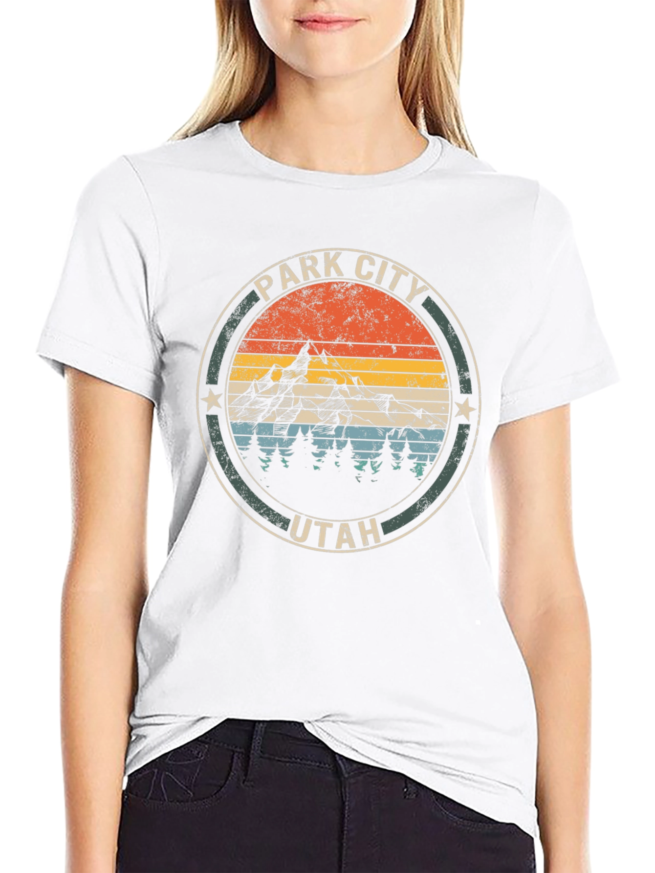 Park City Utah Retro Graphic T-Shirt