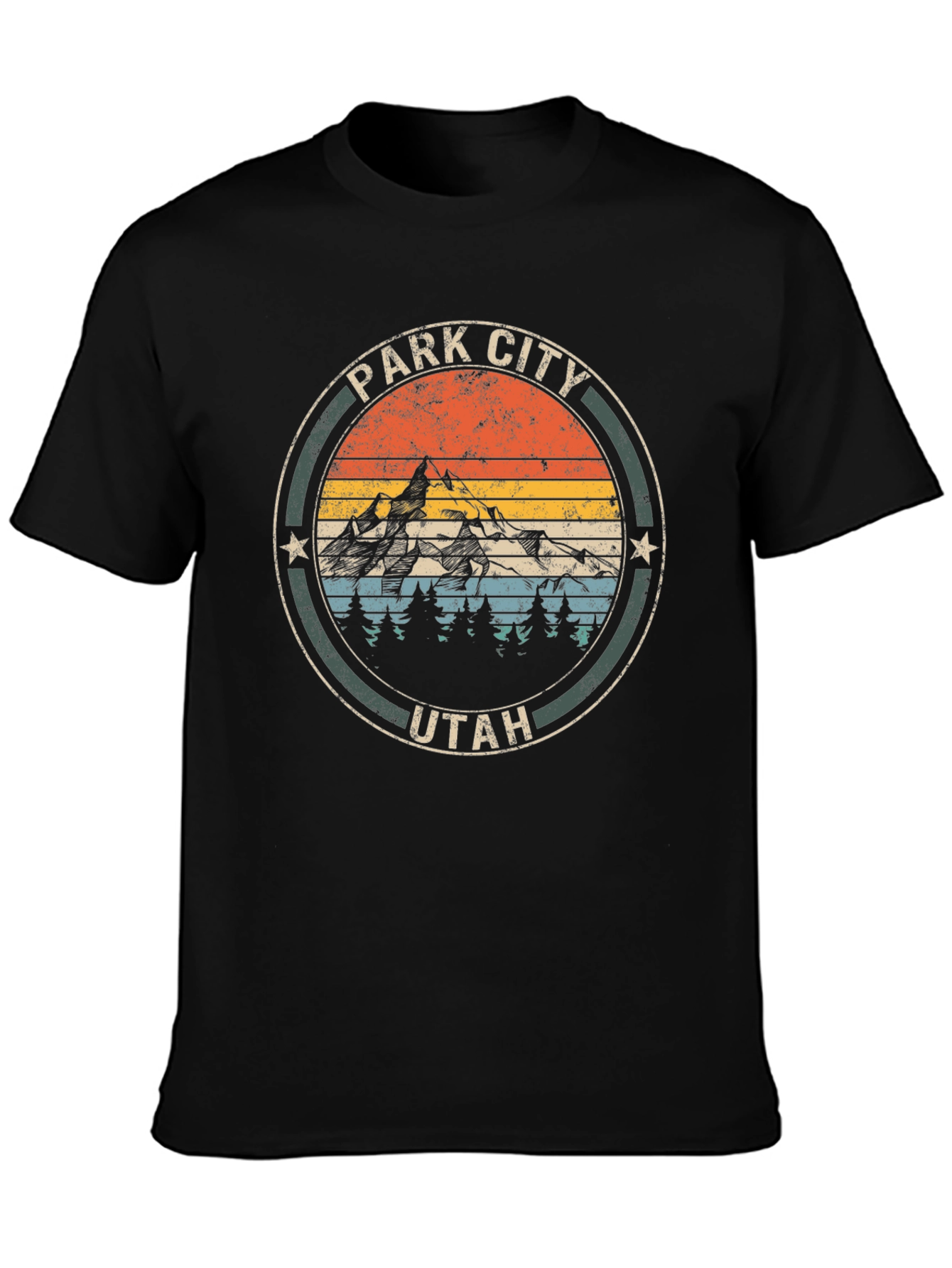 Park City Utah Retro Graphic T-Shirt