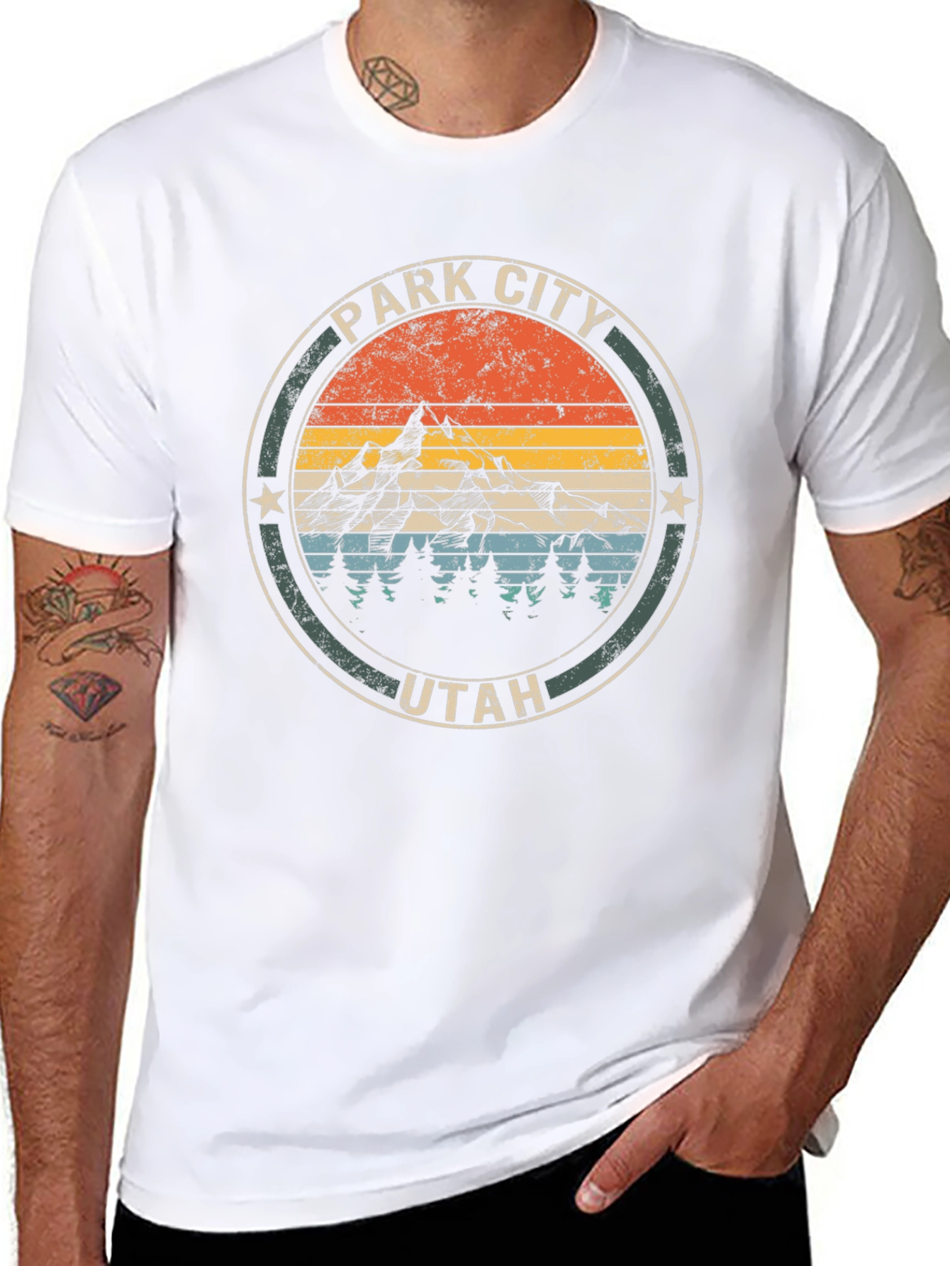 Park City Utah Retro Graphic T-Shirt