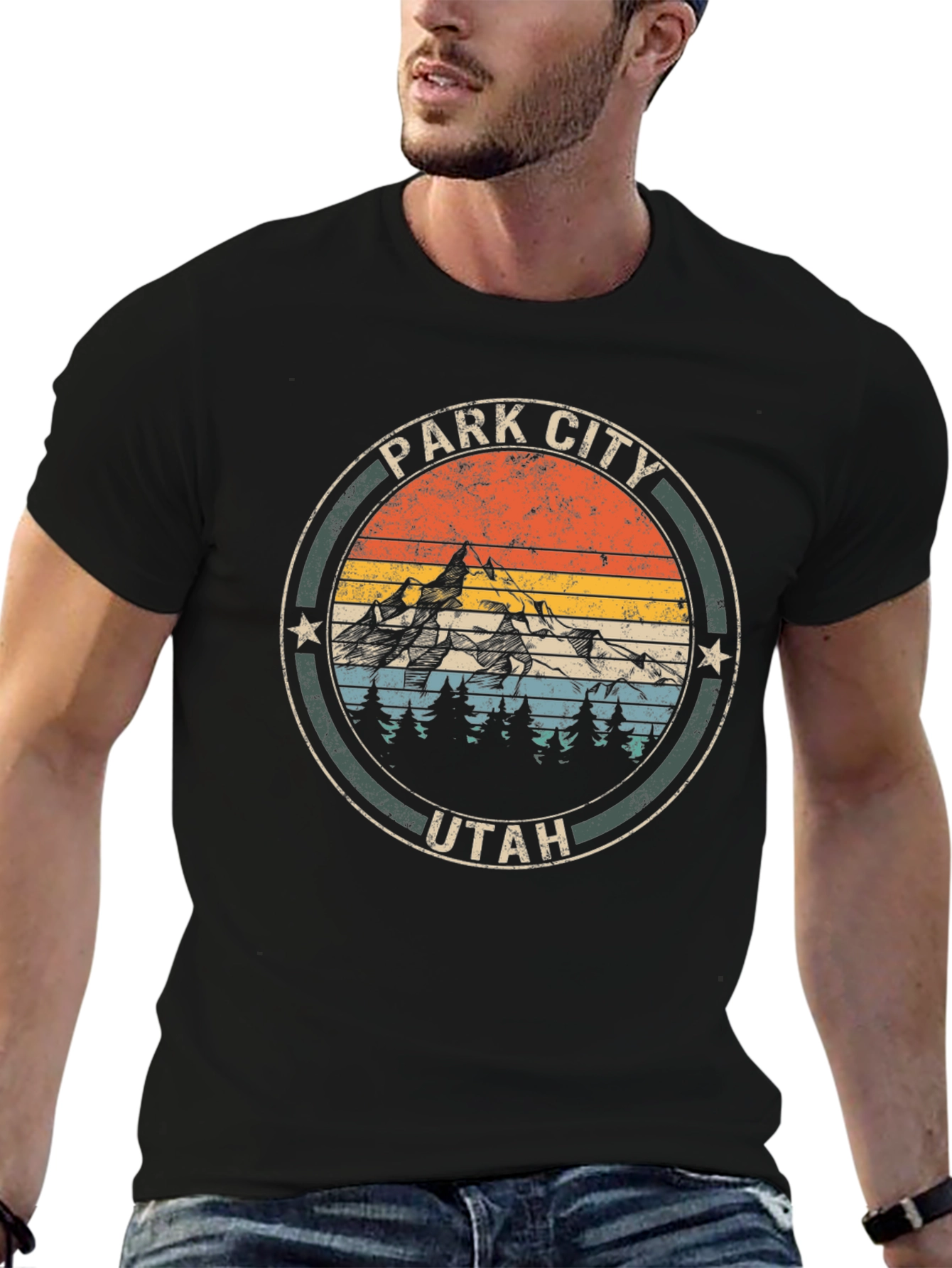 Park City Utah Retro Graphic T-Shirt