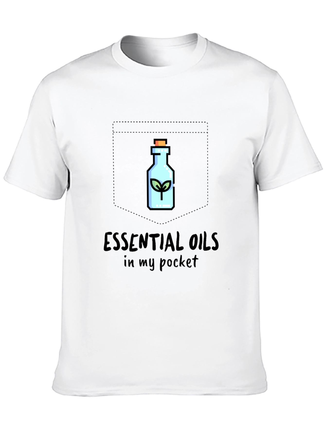Essential Oils Pocket T-Shirt - Stylish Comfort