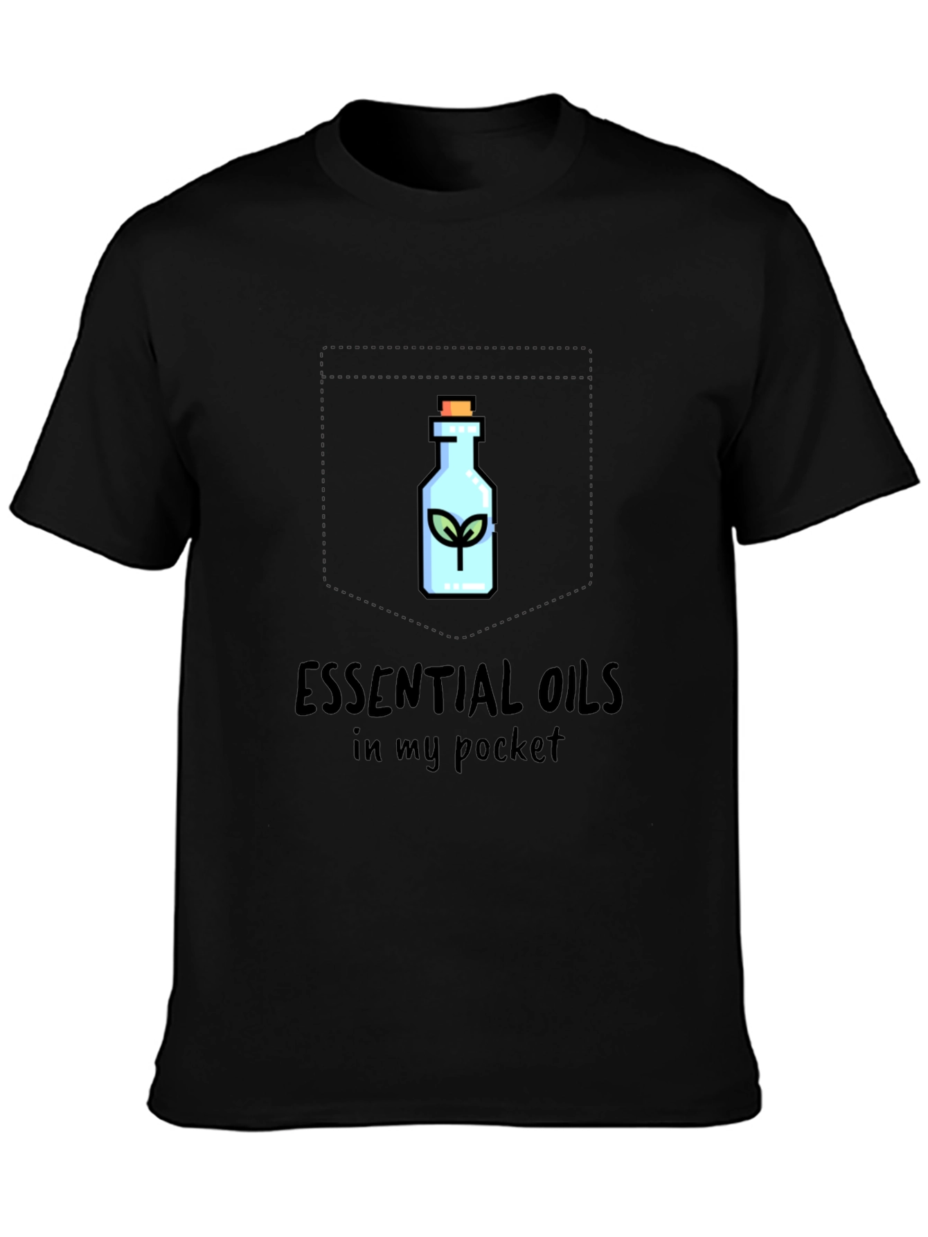 Essential Oils Pocket T-Shirt - Stylish Comfort
