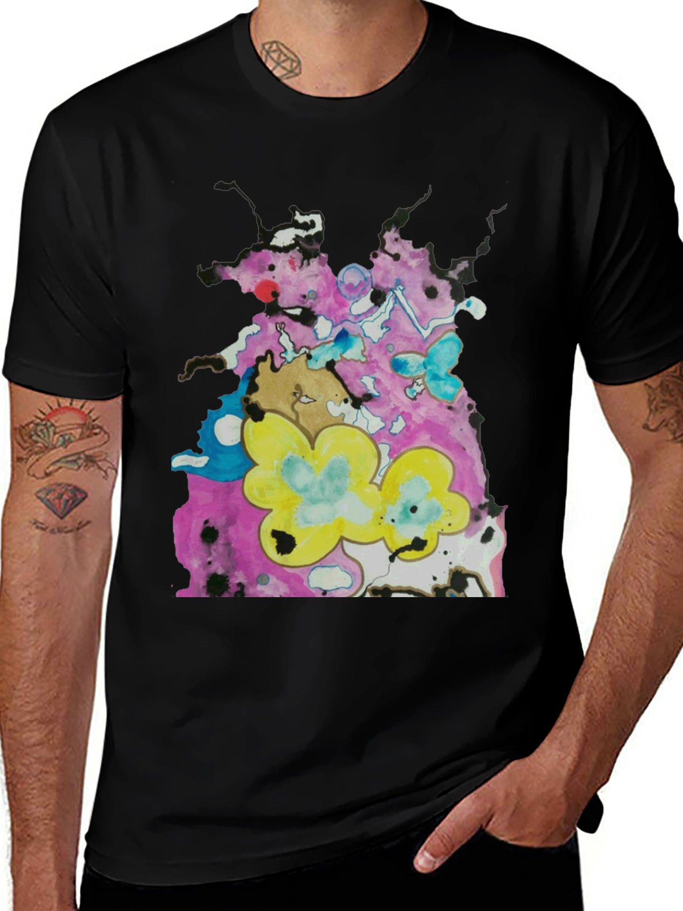 Abstract Art T-Shirt - Unique Graphic Tee