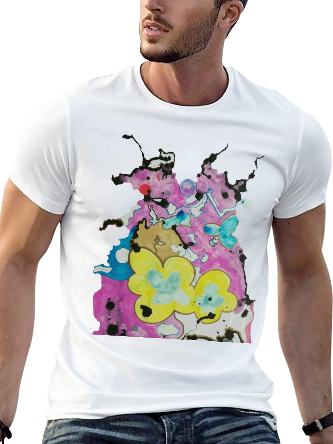Abstract Art T-Shirt - Unique Graphic Tee