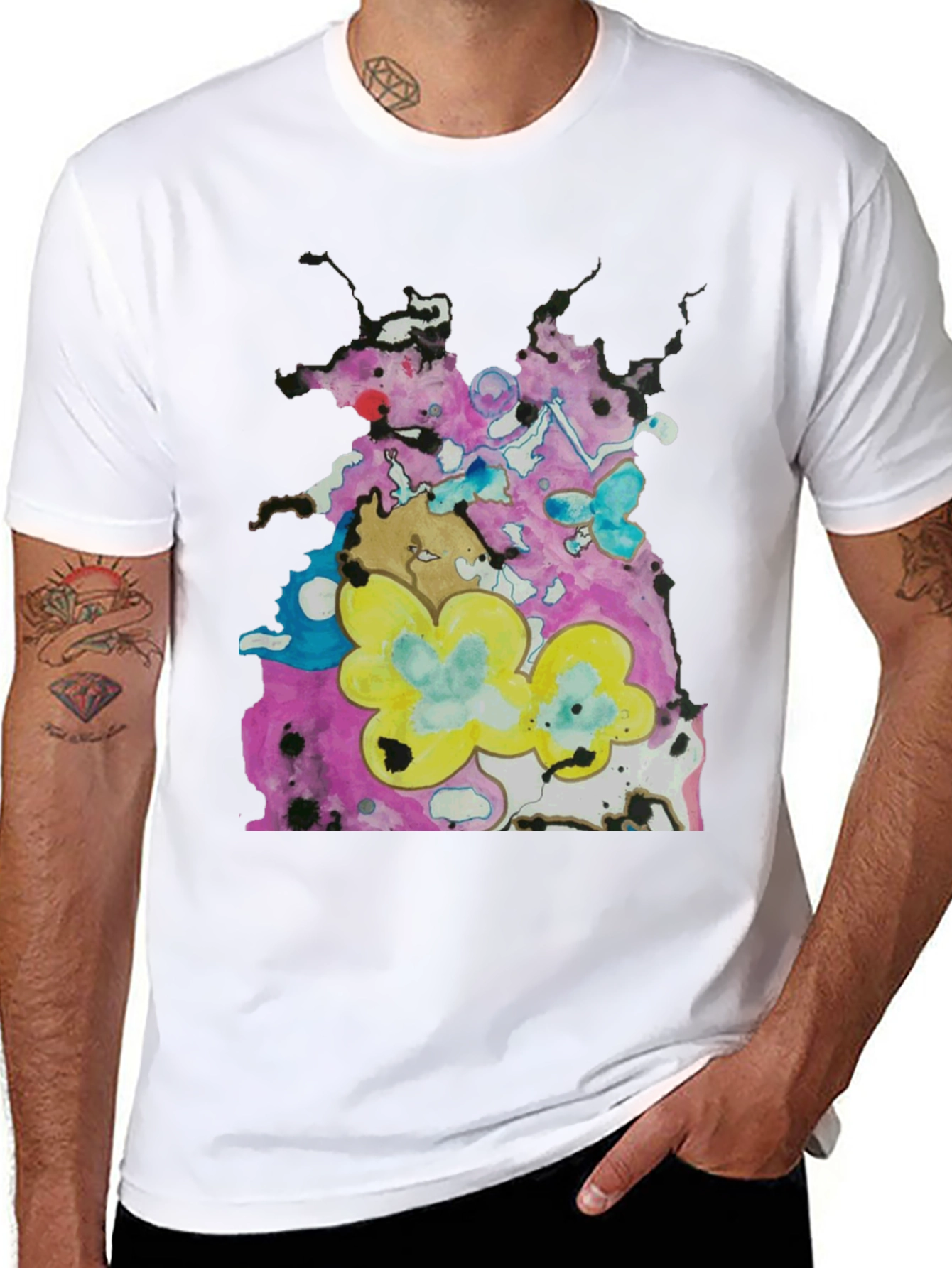 Abstract Art T-Shirt - Unique Graphic Tee