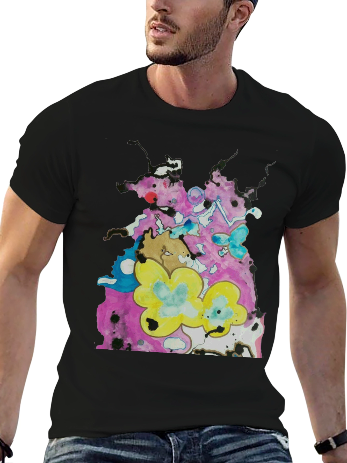 Abstract Art T-Shirt - Unique Graphic Tee