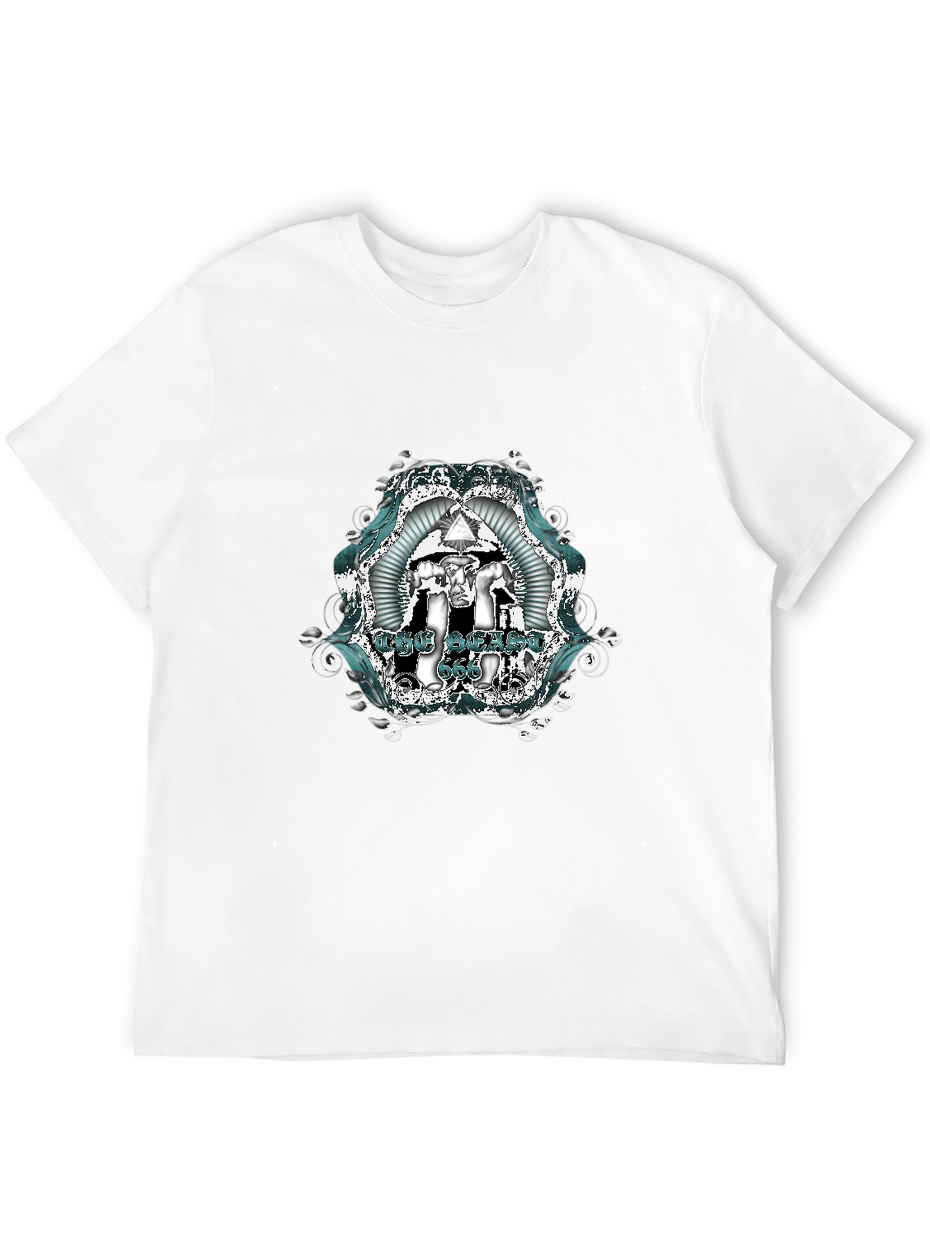 The Satanic 666 Graphic T-Shirt - Black