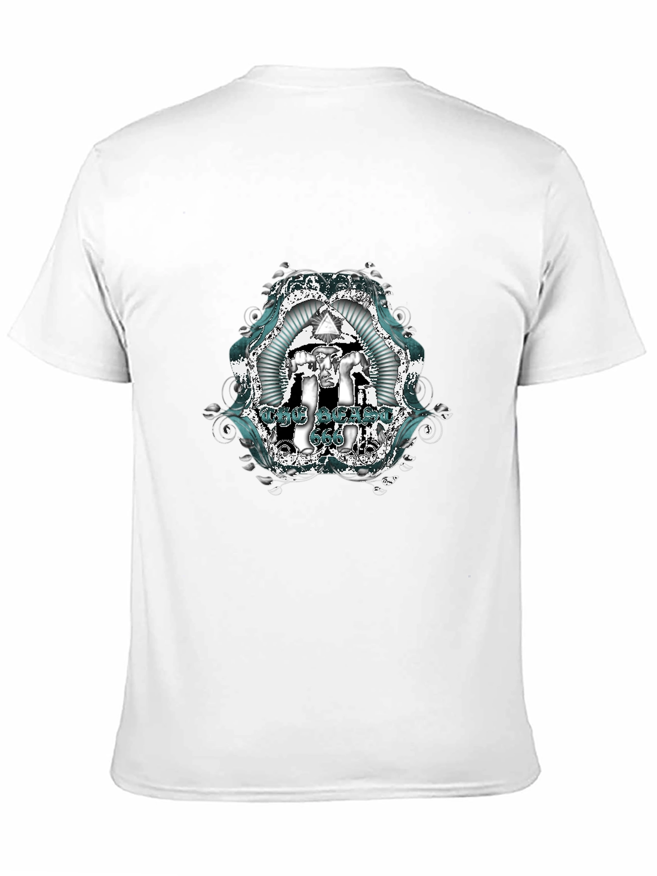 The Satanic 666 Graphic T-Shirt - Black