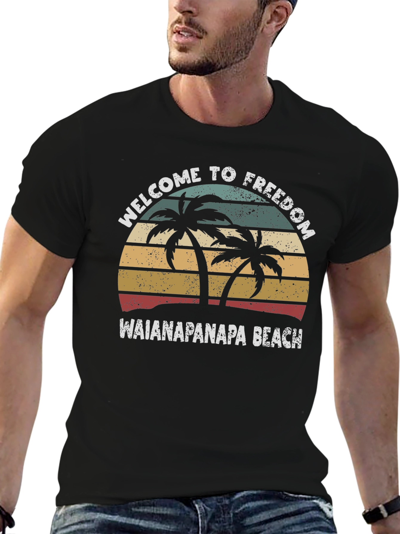 Waianapanapa Beach Graphic Tee - Freedom Style
