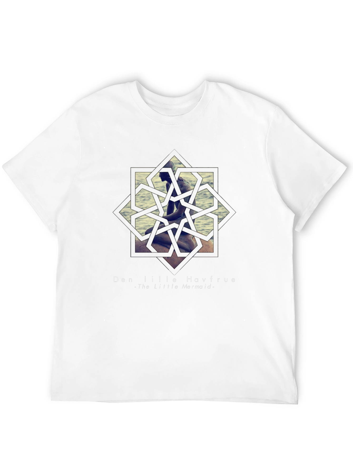 Little Mermaid Graphic Tee - Black Unisex T-Shirt