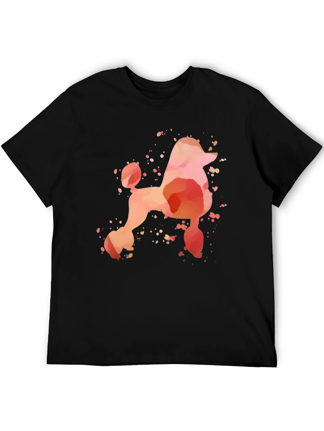 Watercolor Poodle Graphic T-Shirt