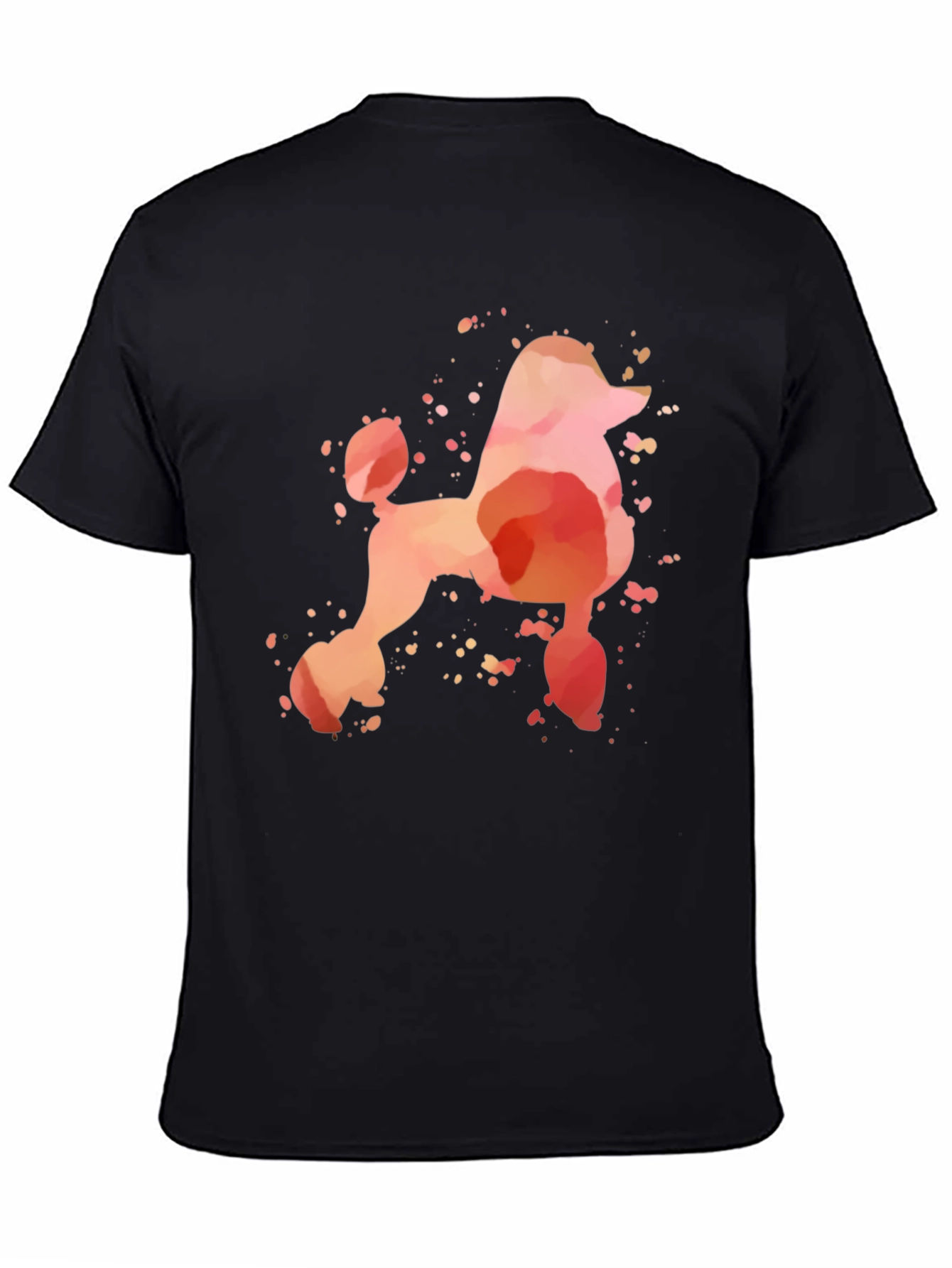 Watercolor Poodle Graphic T-Shirt