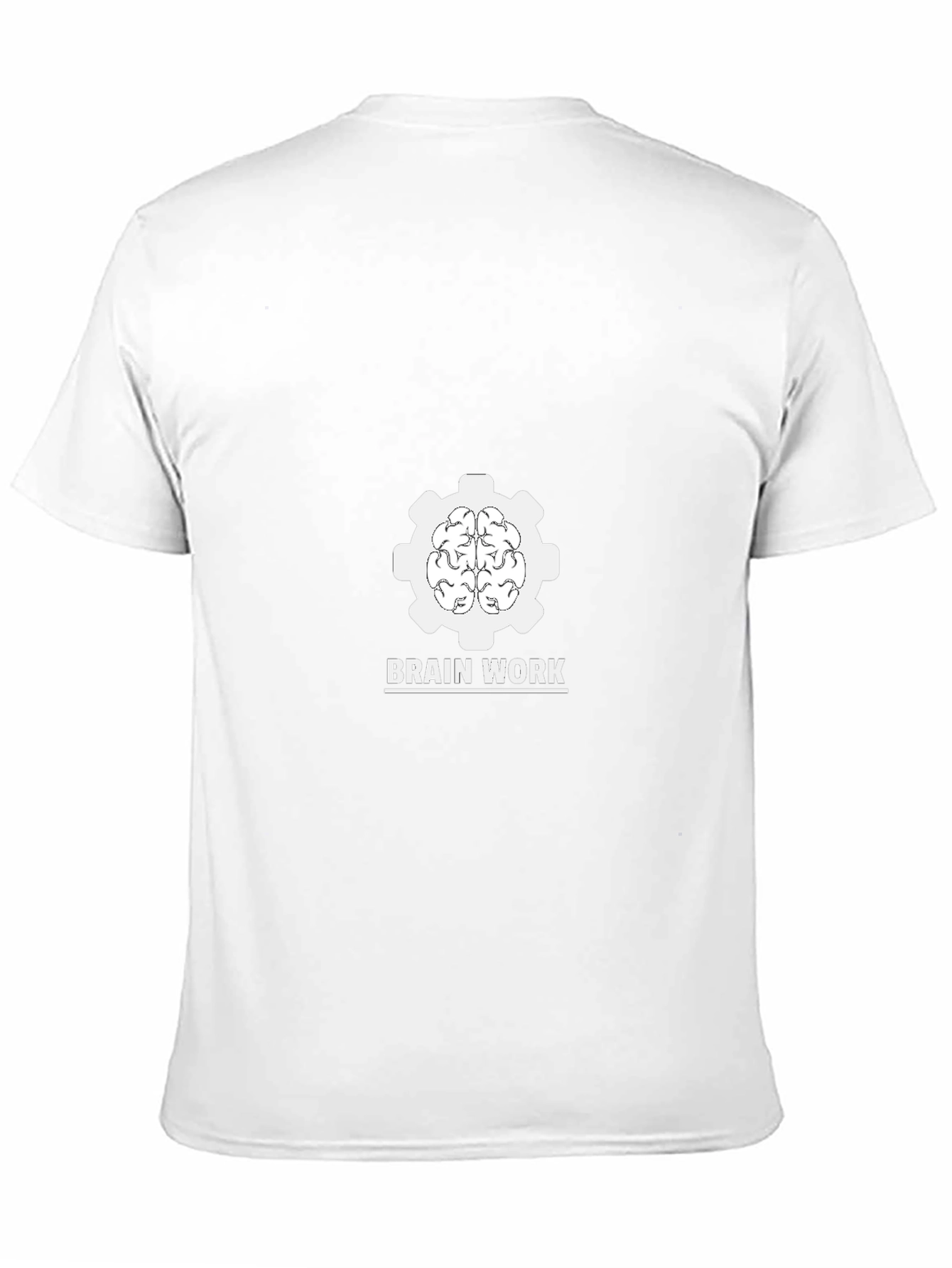 Brain Work Graphic Tee - Black Cotton