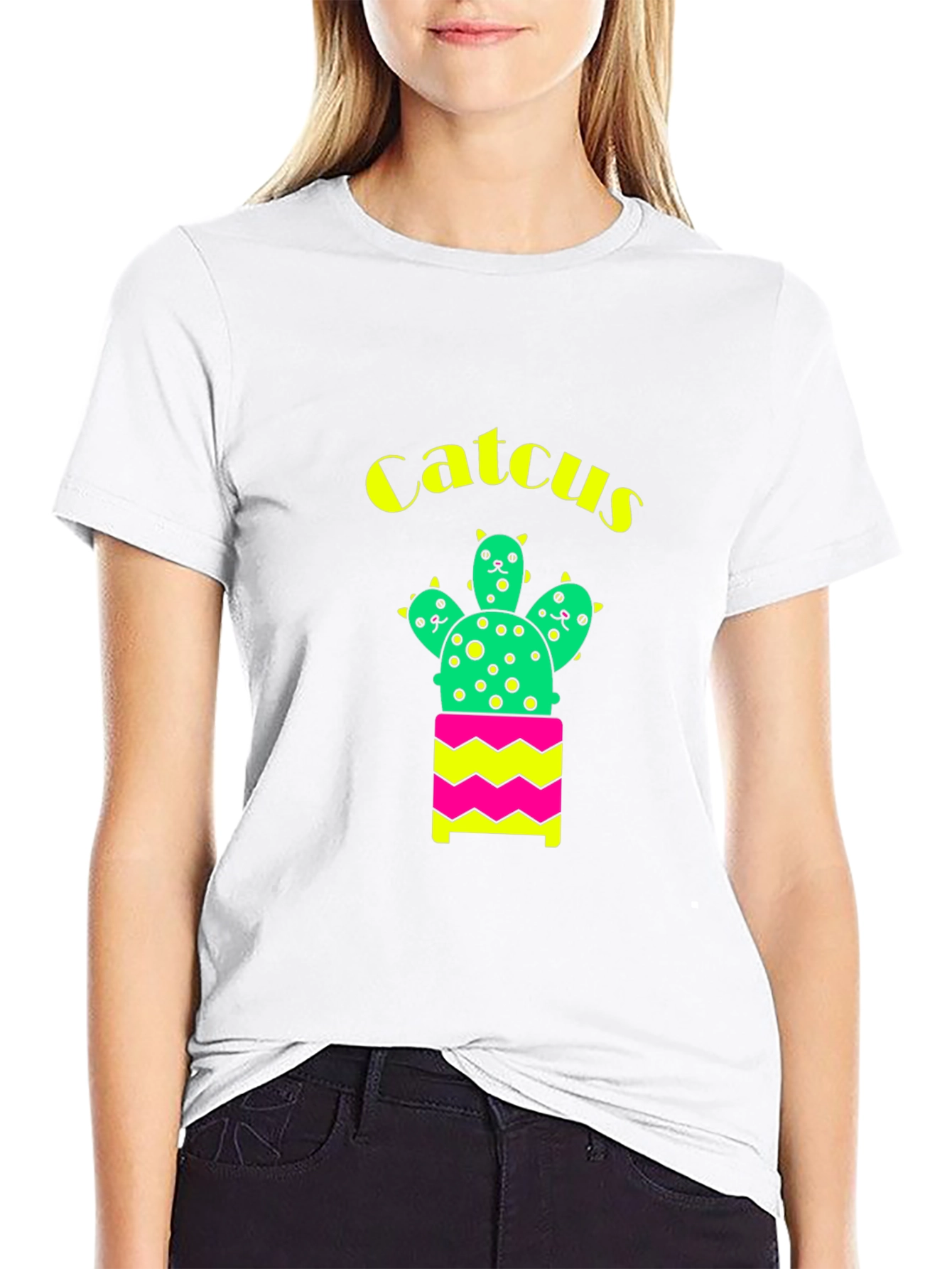 Catcus Graphic T-Shirt - Funny Cute Cactus Tee