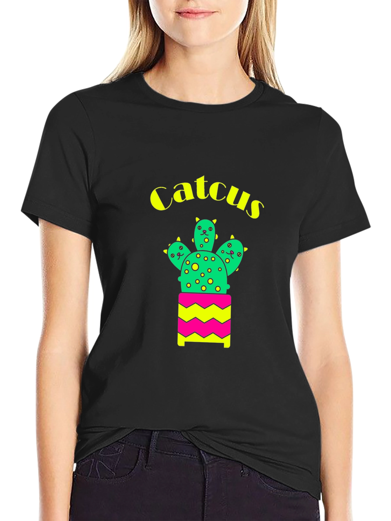 Catcus Graphic T-Shirt - Funny Cute Cactus Tee
