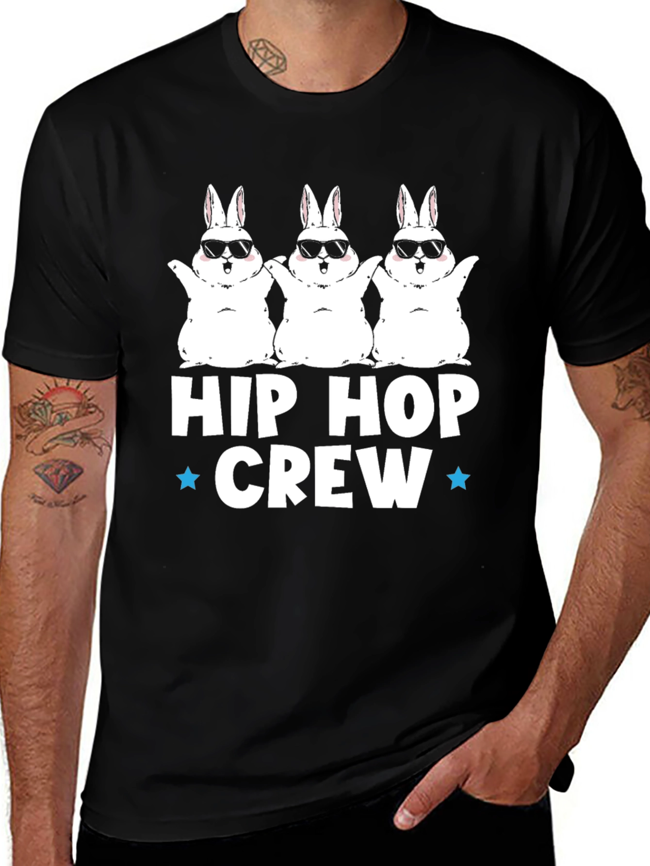 Hip Hop Crew Easter Bunny T-Shirt