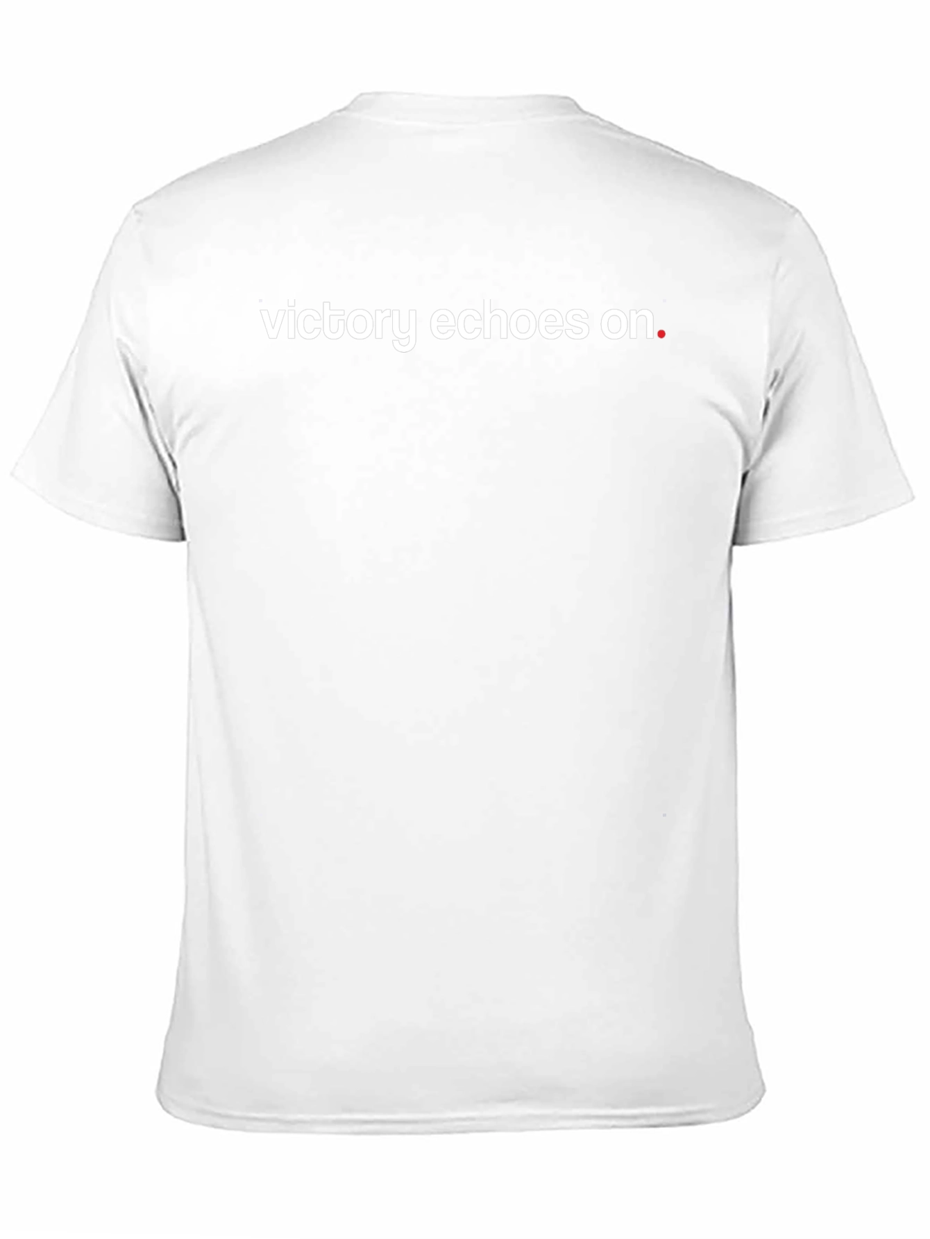 Victory Echoes On T-Shirt - Casual Comfort