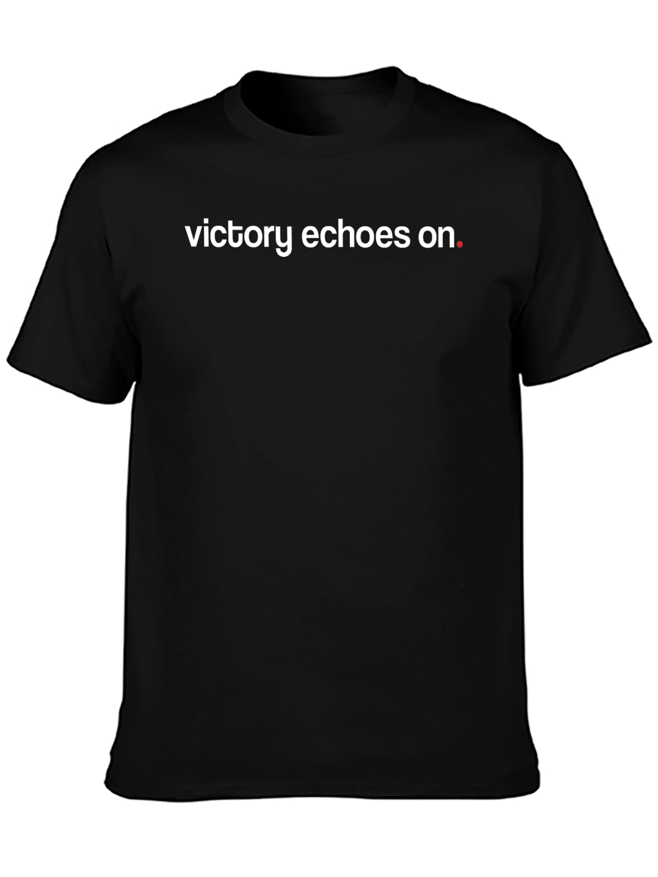 Victory Echoes On T-Shirt - Casual Comfort