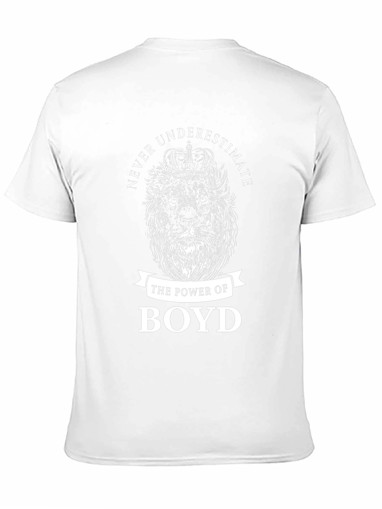 Never Underestimate Boyd Lion Graphic T-Shirt