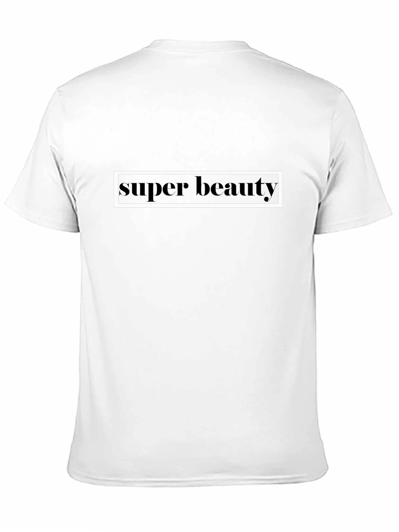 Super Beauty Graphic Tee - Stylish Black T-Shirt