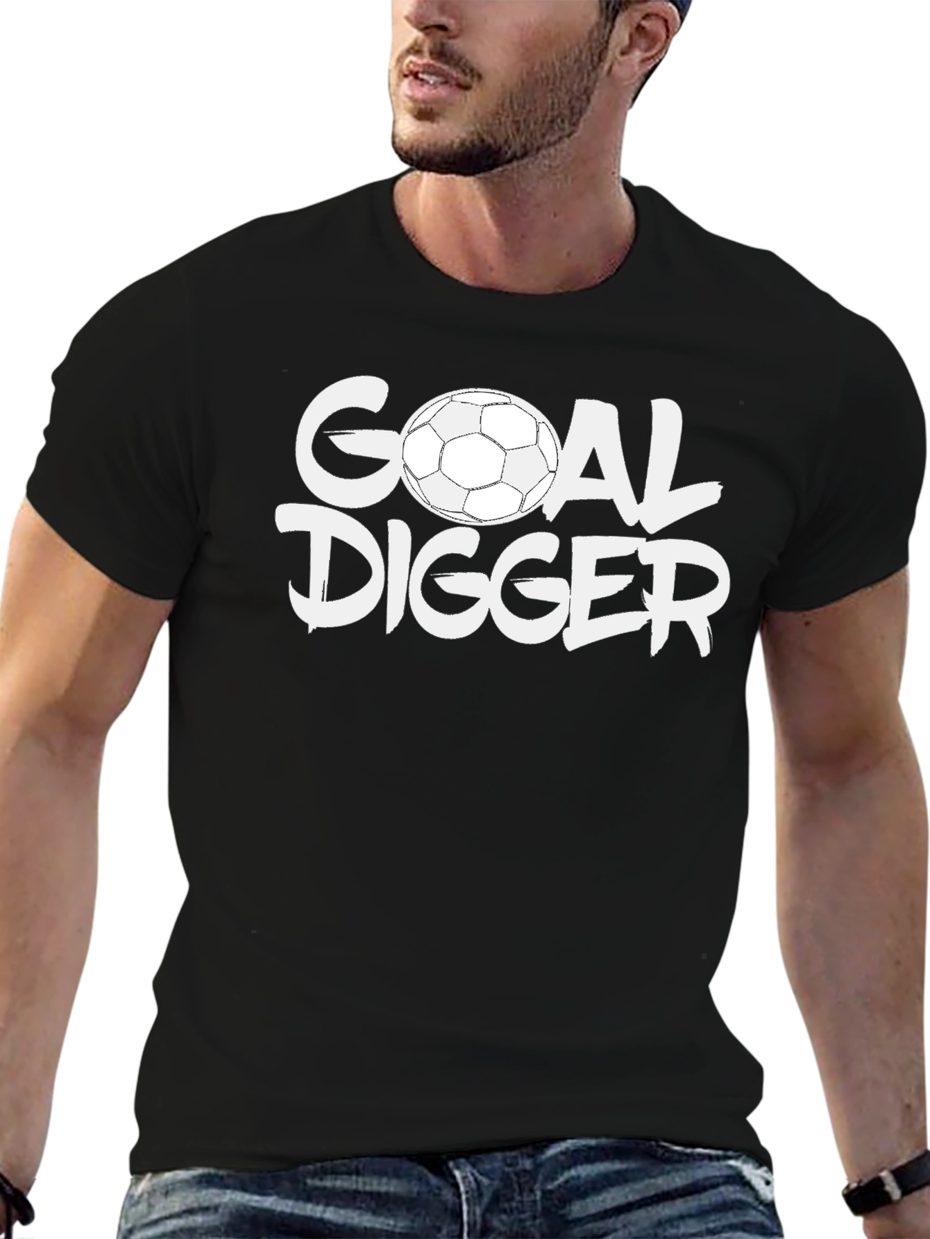 Goal Digger T-Shirt - Soccer Ball Graphic Tee