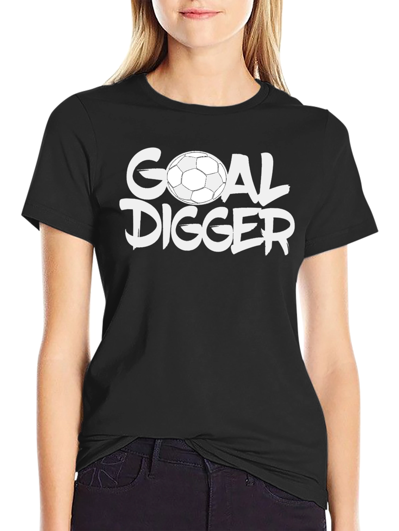 Goal Digger T-Shirt - Soccer Ball Graphic Tee