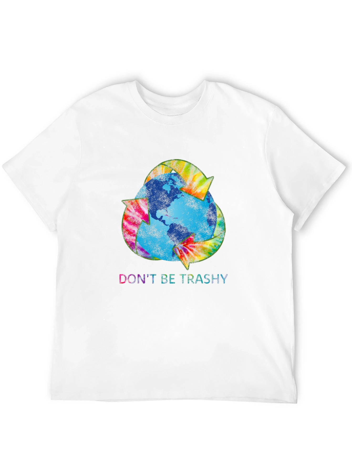 Eco-Friendly Recycle Earth Graphic T-Shirt