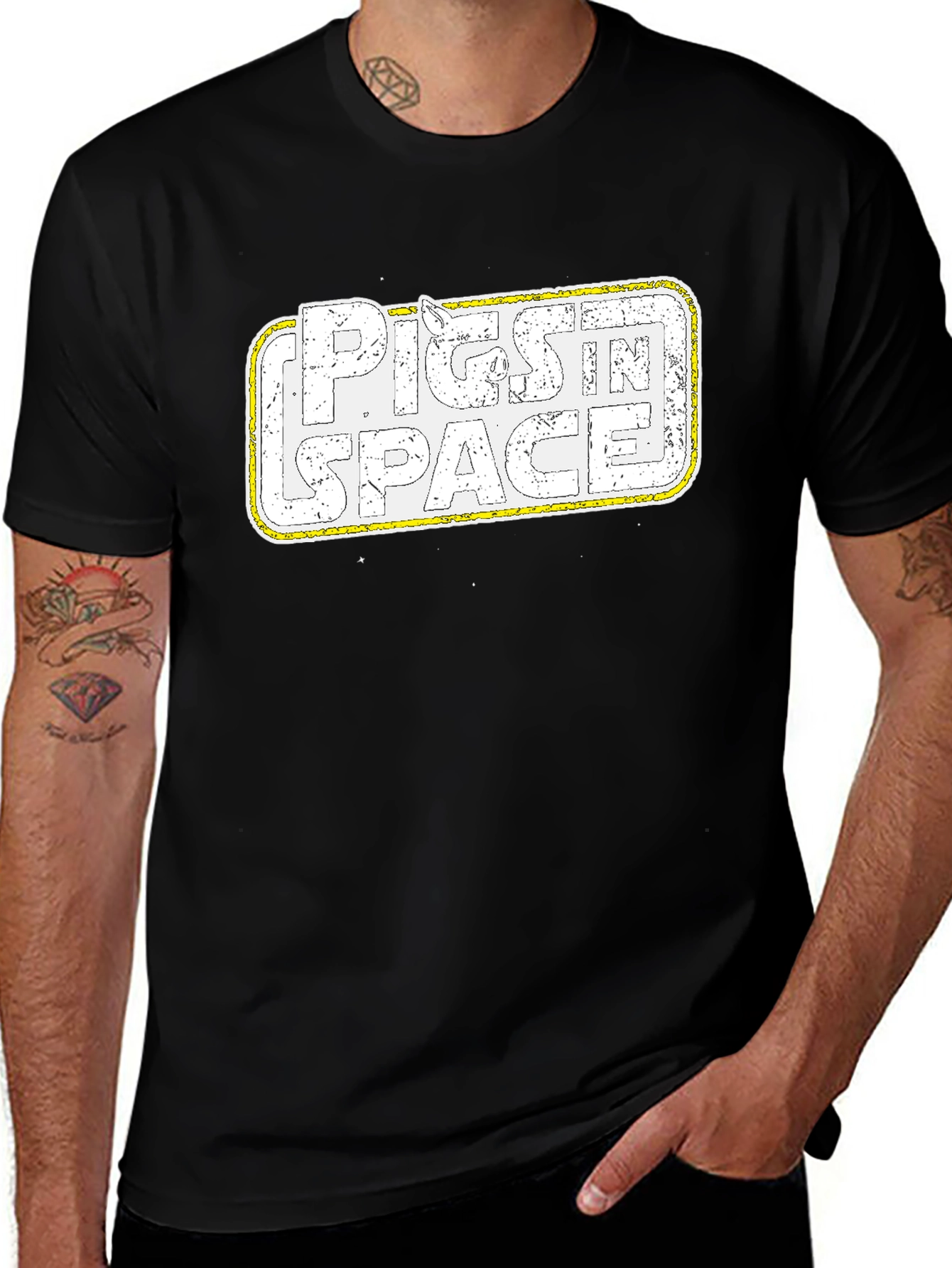 Pigs in Space Graphic T-Shirt