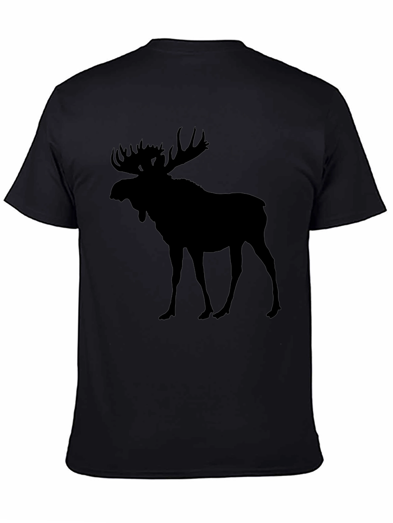 Black Moose Graphic Tee Shirt