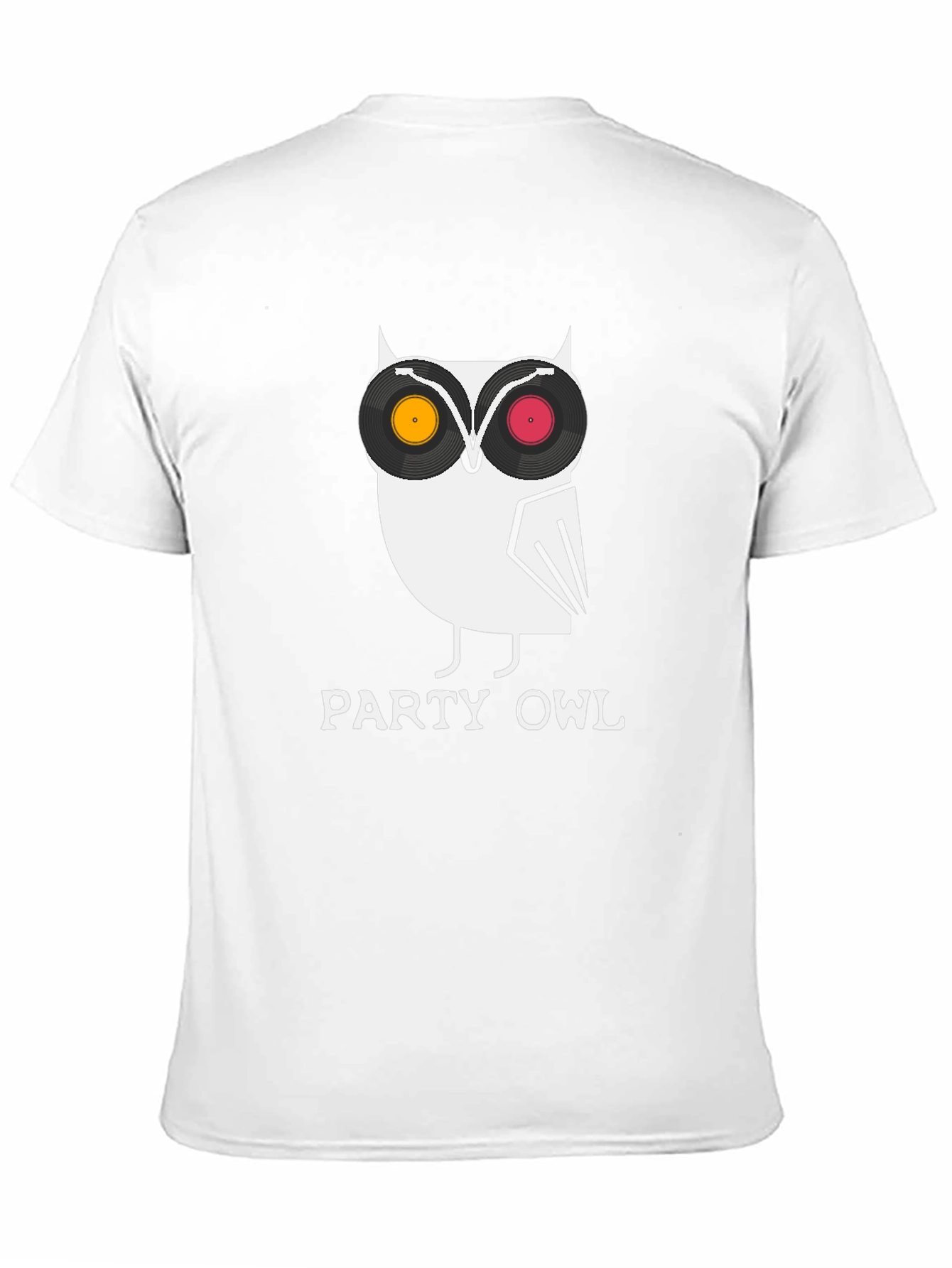 Party Owl Graphic Tee - Cool DJ Bird T-Shirt