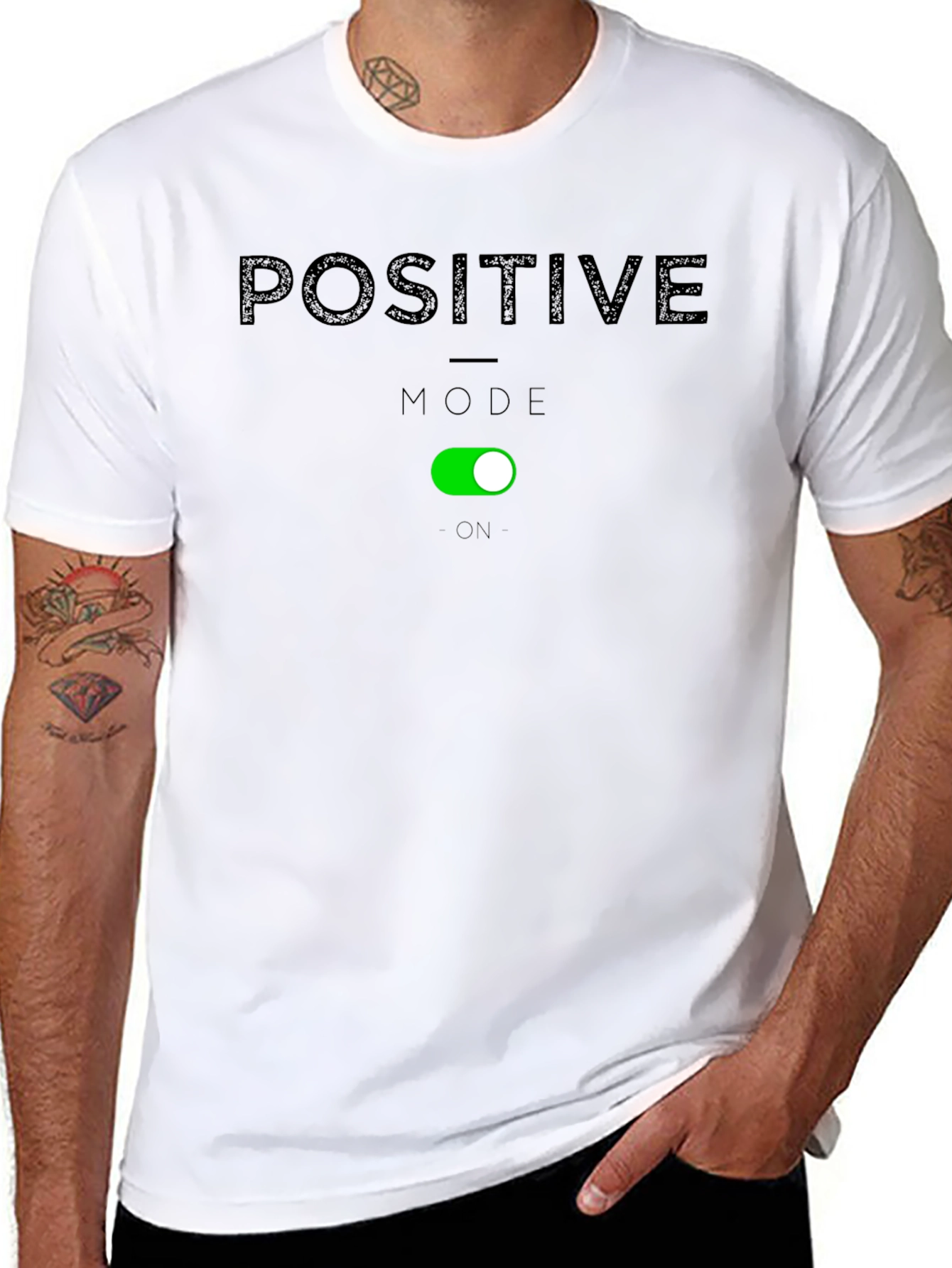 Positive Mode On Graphic T-Shirt