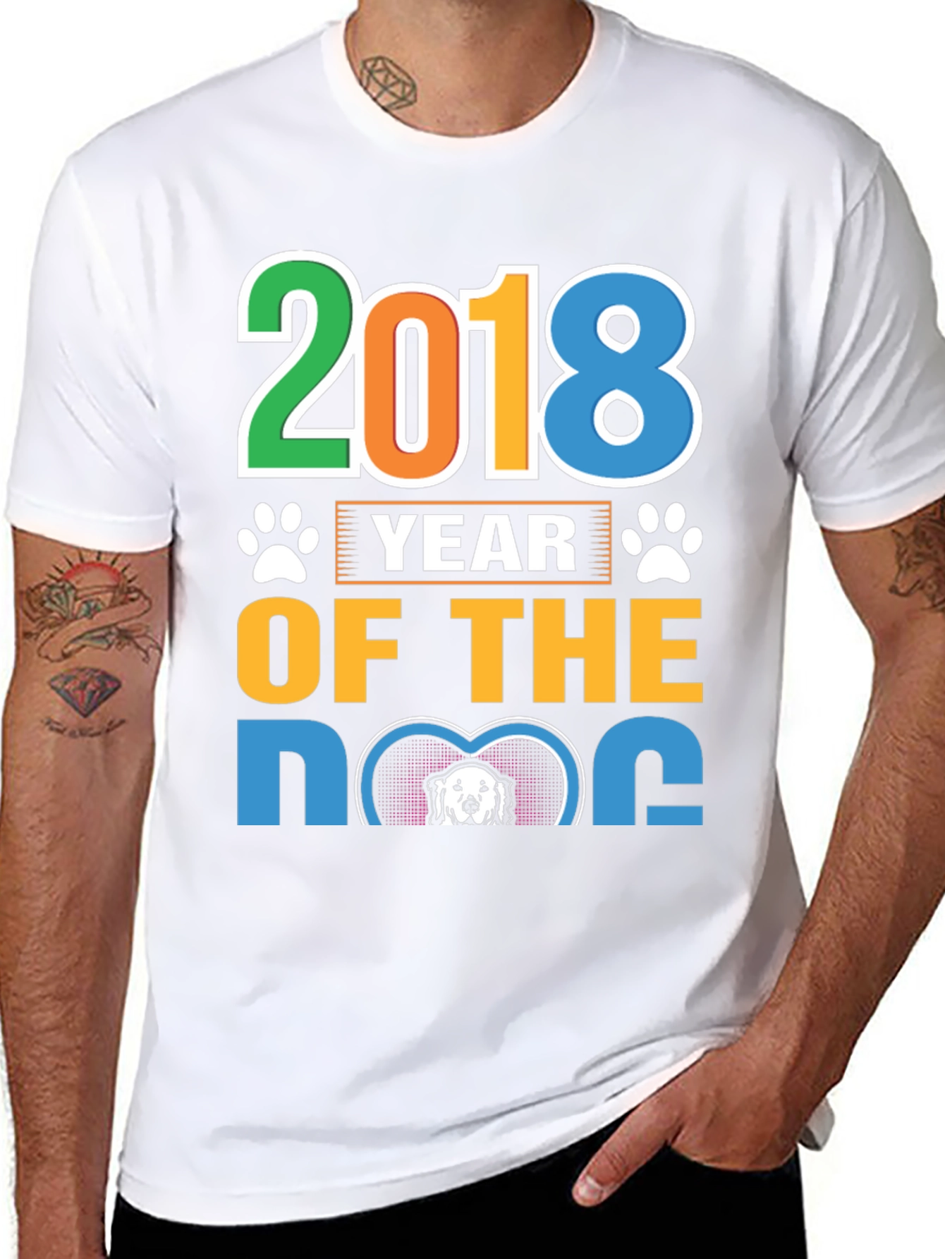 2018 Year of the Dog Graphic Tee