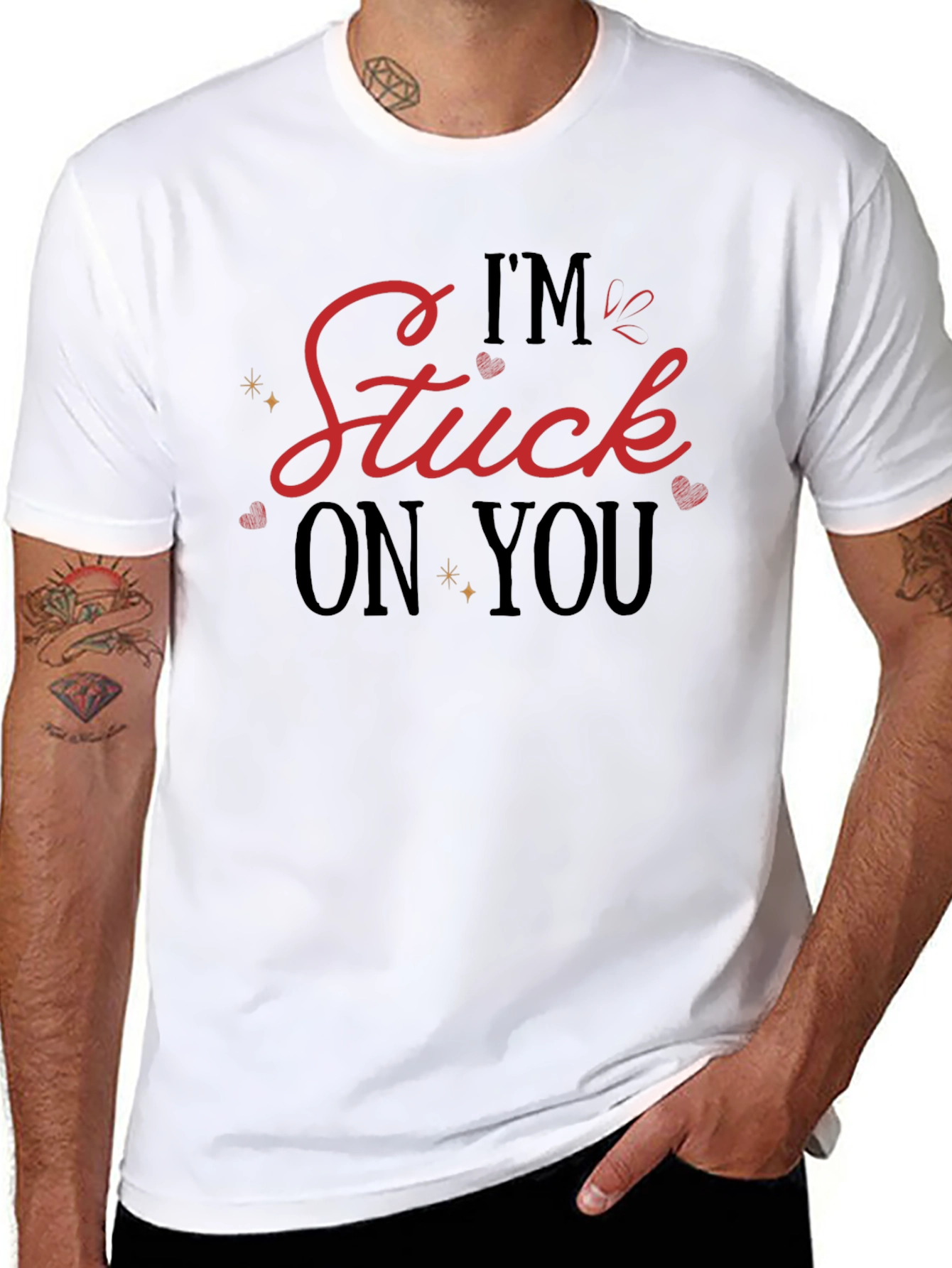 Im Stuck On You - Graphic Tee Shirt
