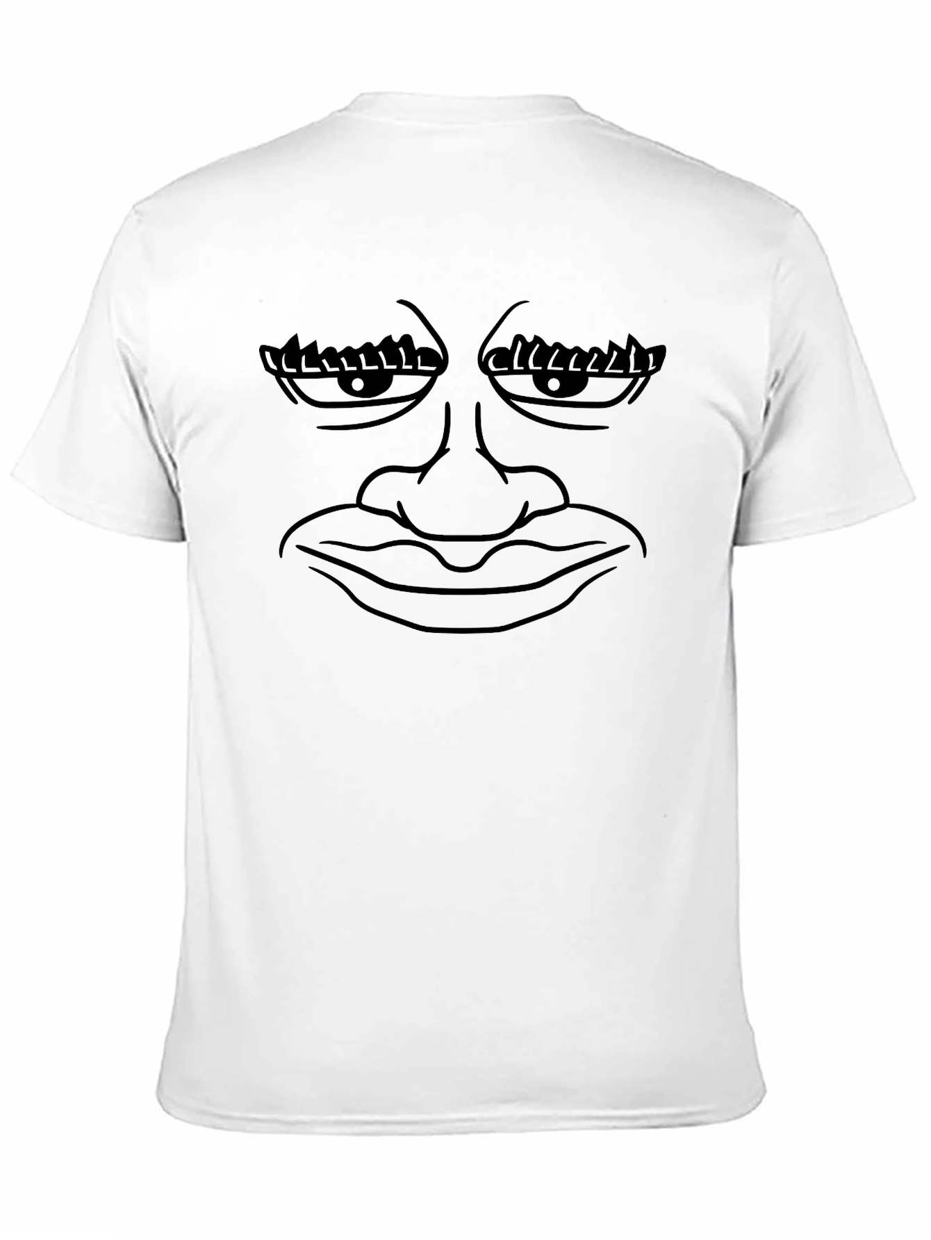 Funny Face Black T-Shirt - Express Yourself!