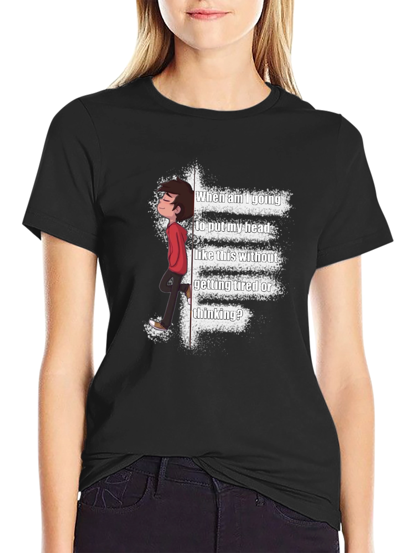 Stylish Graphic Tee - When am I going...